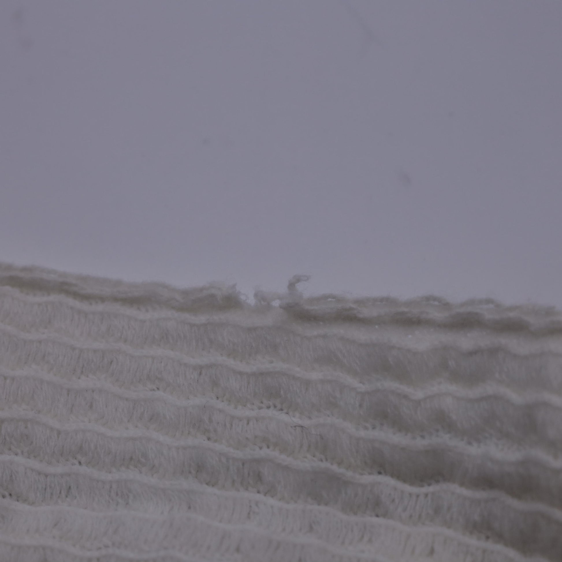 60s White Textured Knit Dress Square Neck Puff Sleeve Sheath Midi Small