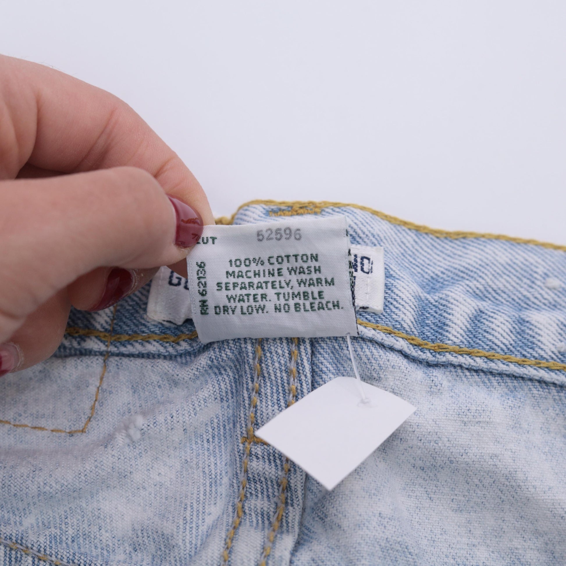 90s Guess Georges Marciano Acid Wash High Waisted Straight Leg Jeans XS