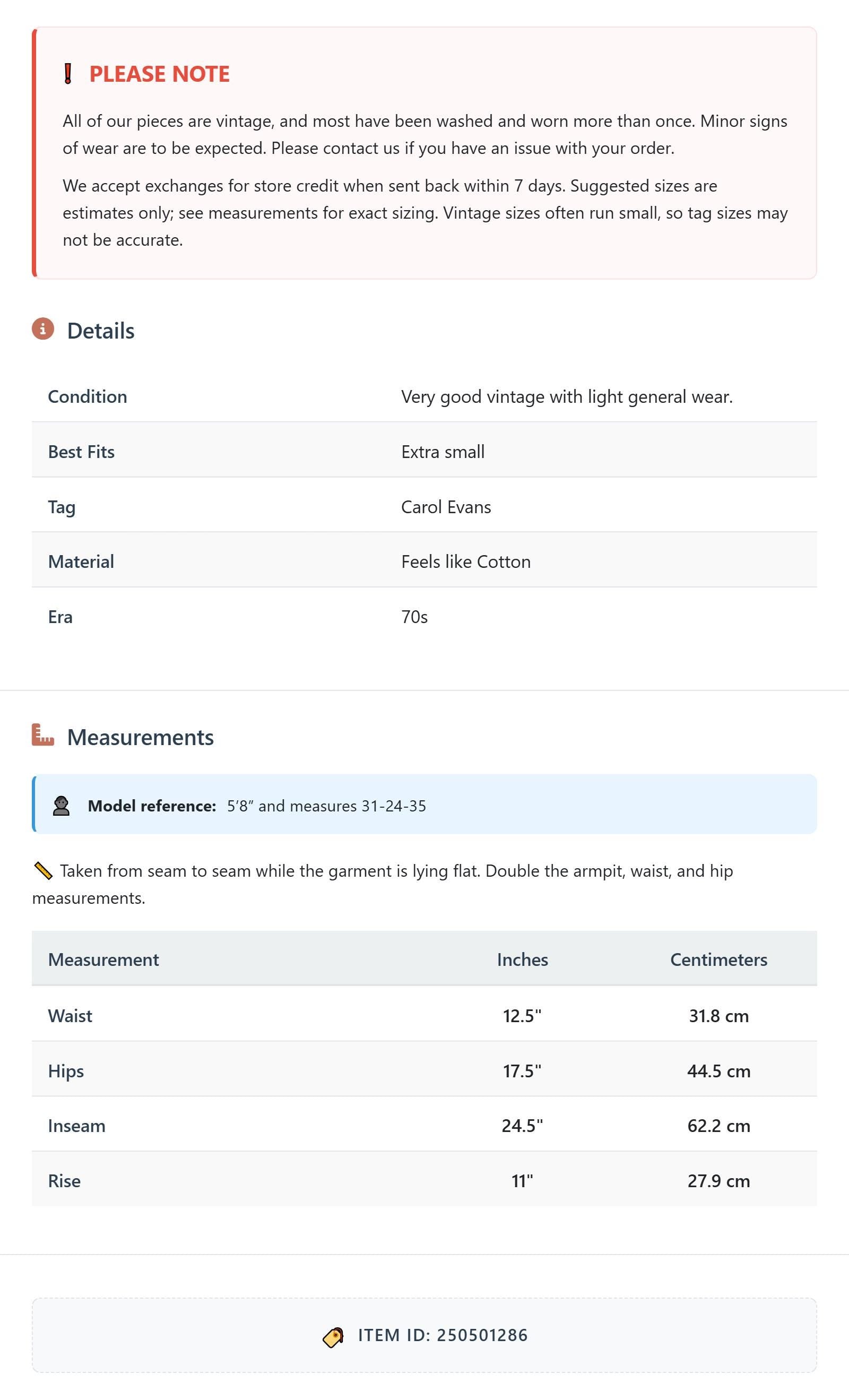 70s Carol Evans Bell Bottom Jeans High Waisted Flare Rose Embroidery Extra Small