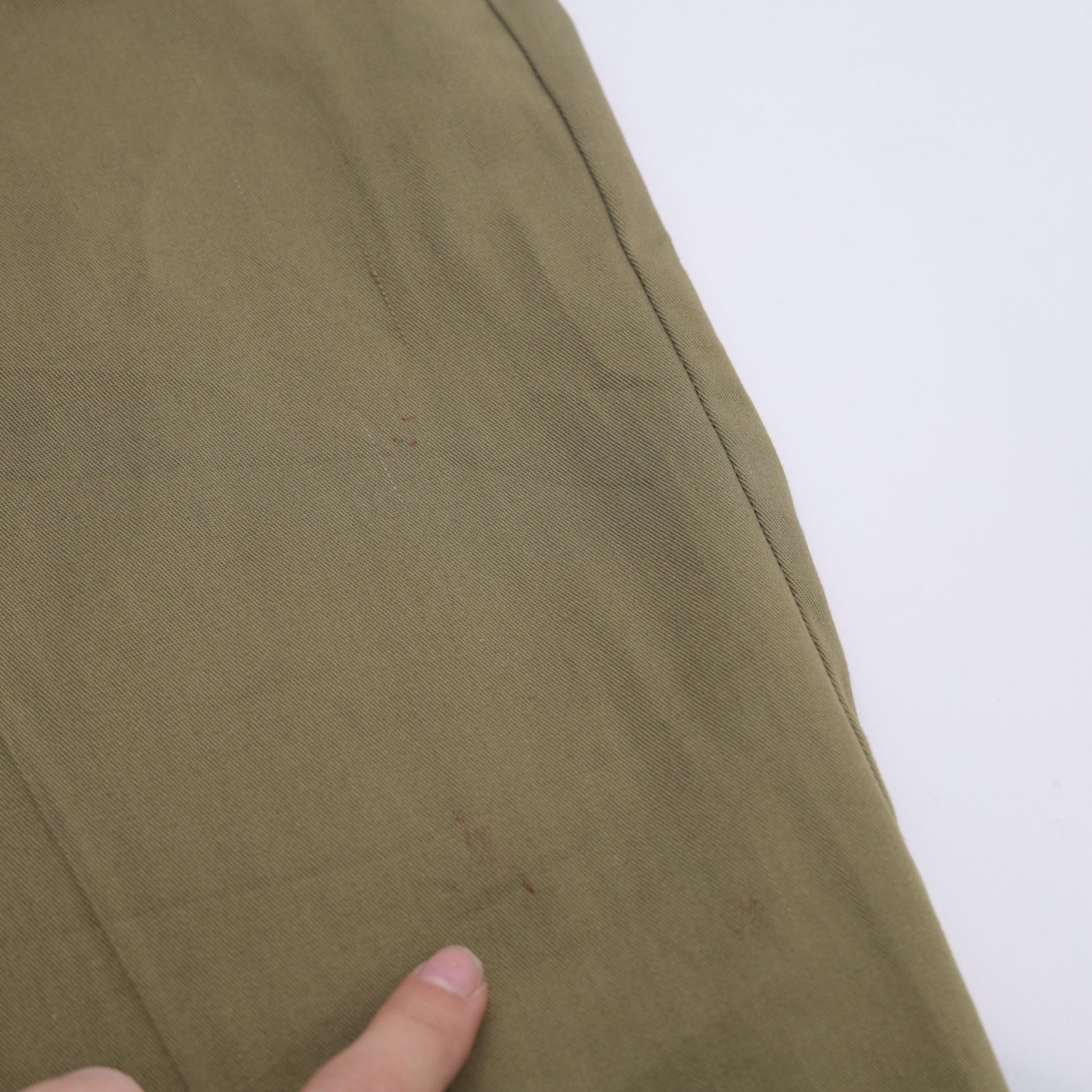 80s Boy Scouts of America Olive Green High-Waisted Straight Pants Medium