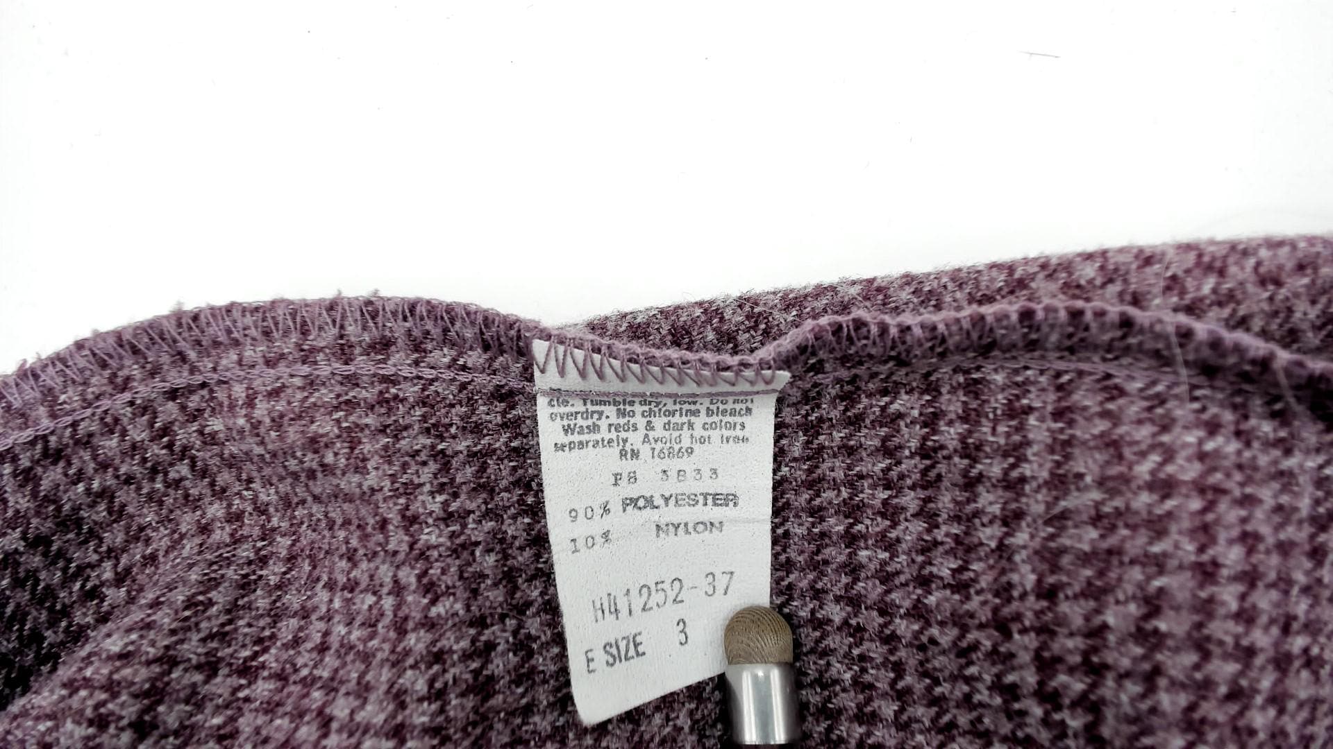 80s Mauve Cropped Blazer Plunge Neckline Padded Shoulders Small S