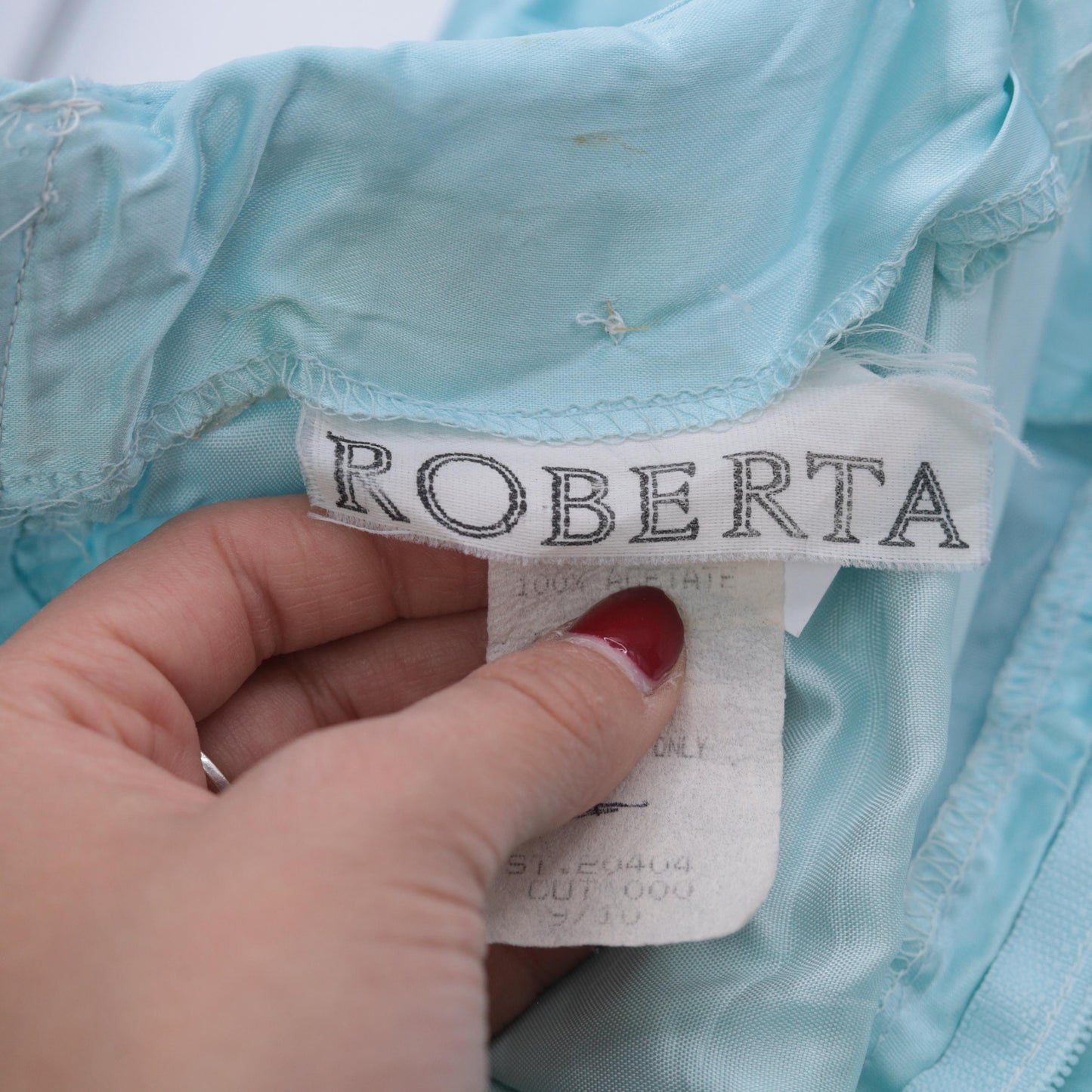 90s Roberta Mint Satin Strapless Mini Dress Tiered Ruffle Sweetheart Neckline Extra Small XS