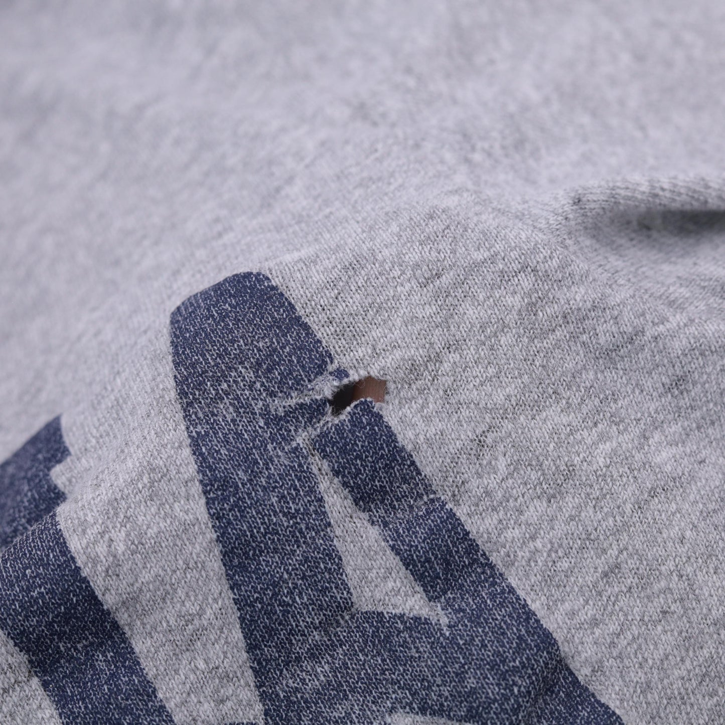 90s Champion Virginia State Graphic T-Shirt Heather Grey Navy Medium