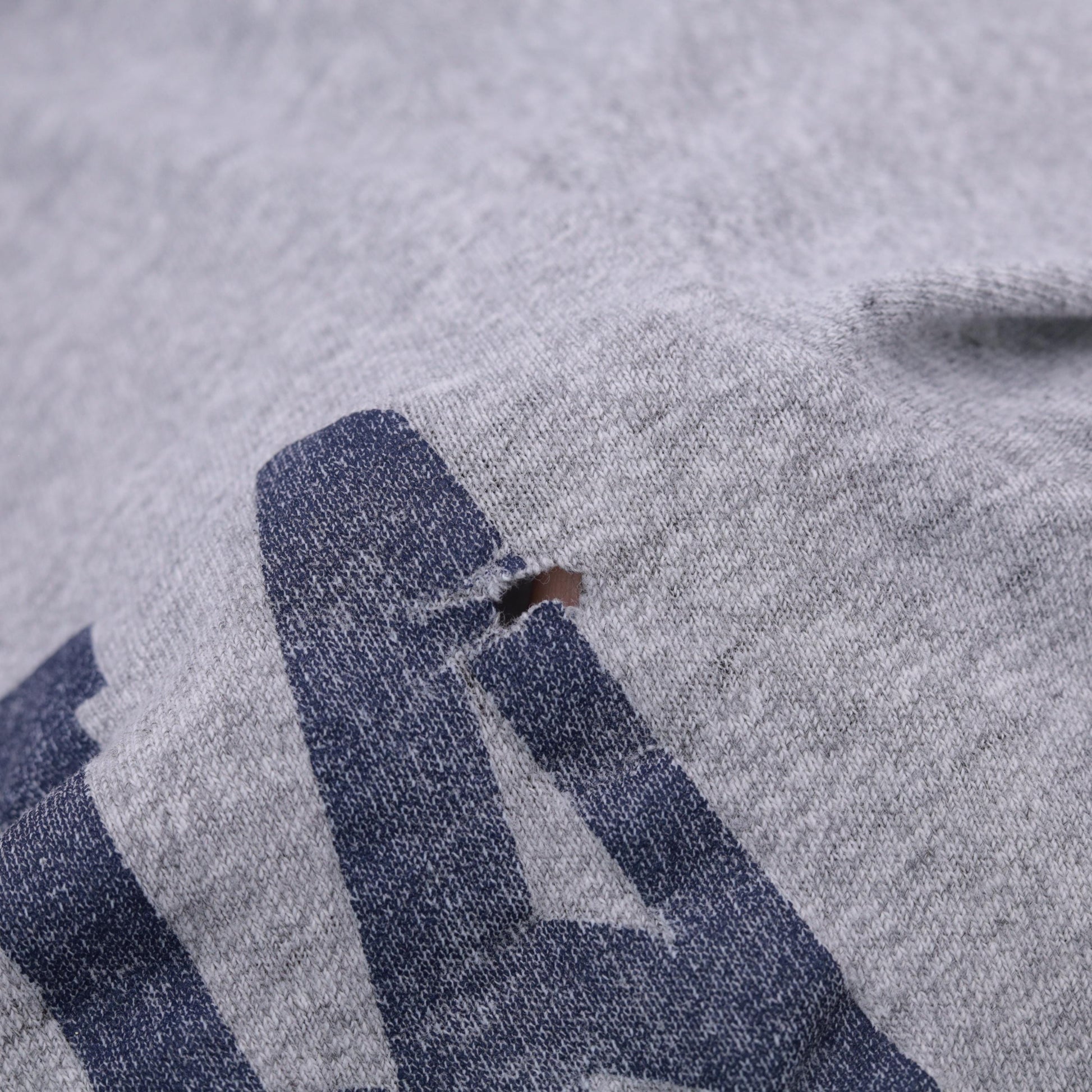90s Champion Virginia State Graphic T-Shirt Heather Grey Navy Medium