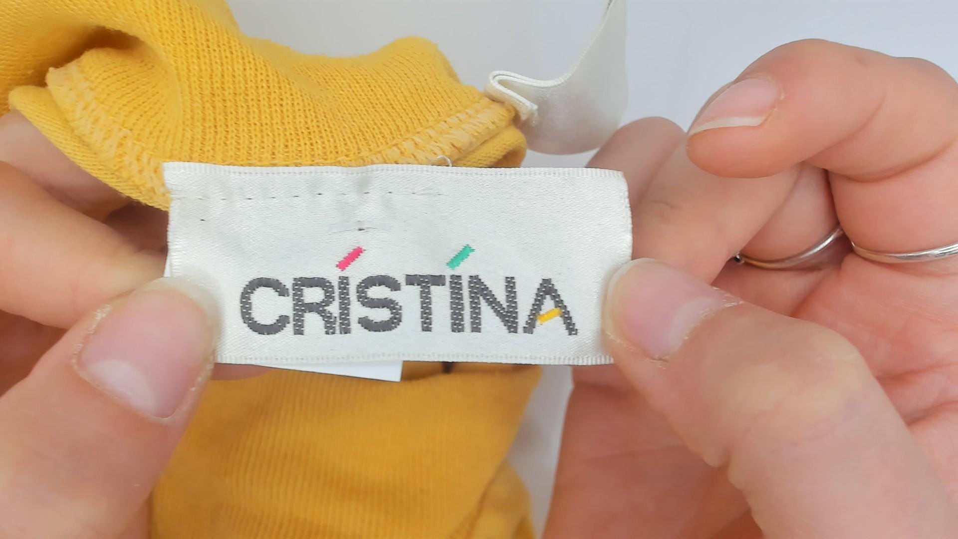 90s Cristina Yellow Mock Turtleneck Chest Pocket Boxy Long Sleeve Large L