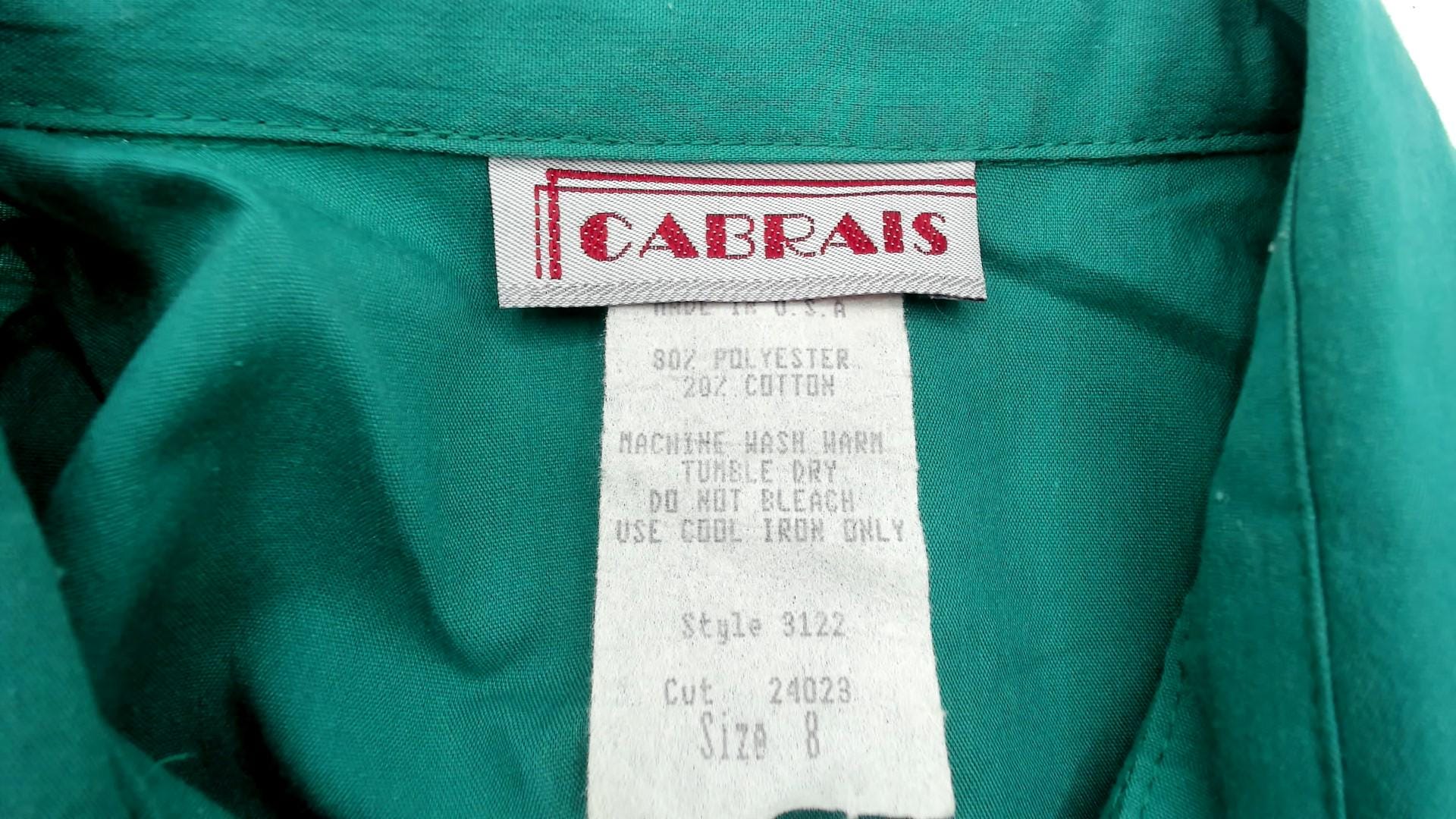 80s Teal Shirt Dress Button Front Belted Midi Structured Collar Medium
