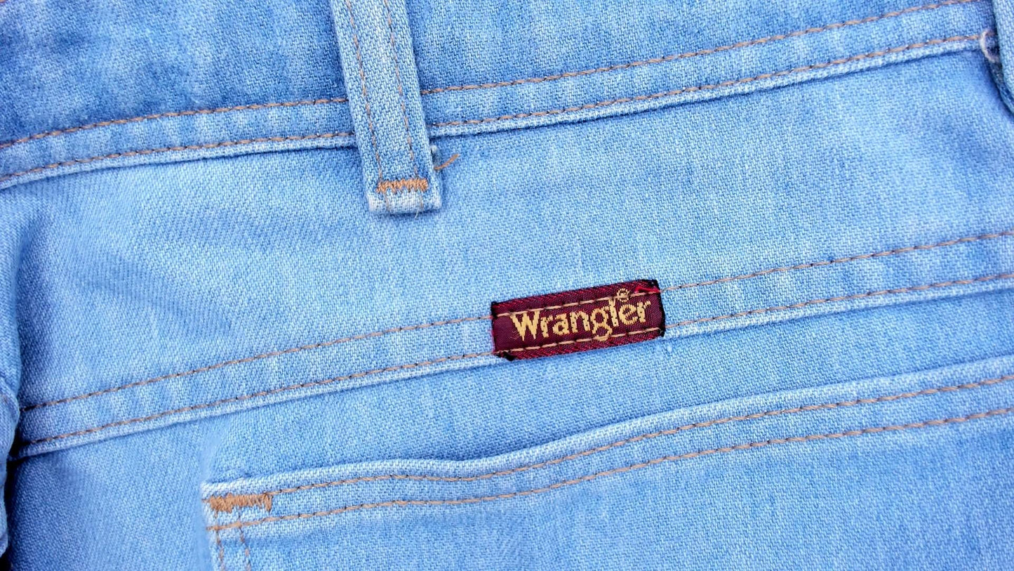 90s Wrangler Light Wash Straight Leg Jeans Cotton Denim 38x29