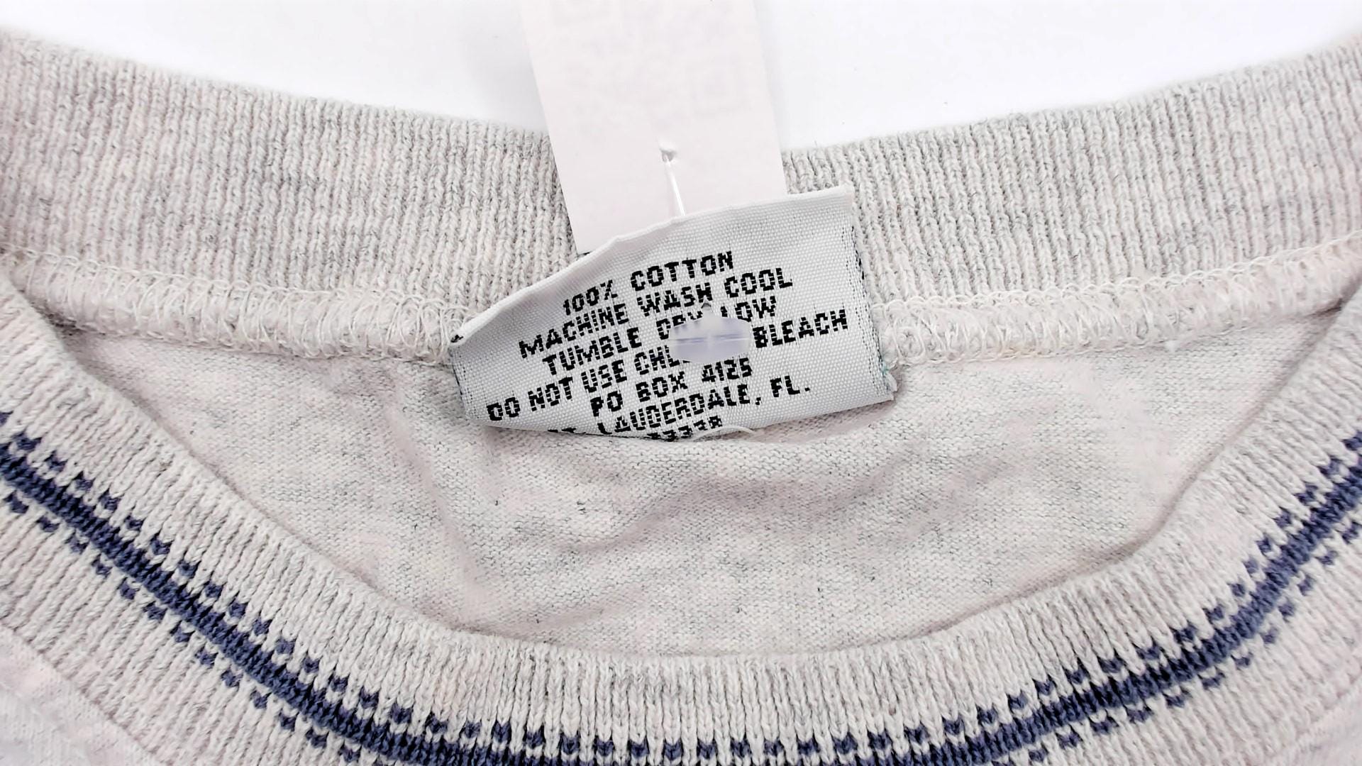 90s South American Explorer Cruise Map Tee White Cotton Large L