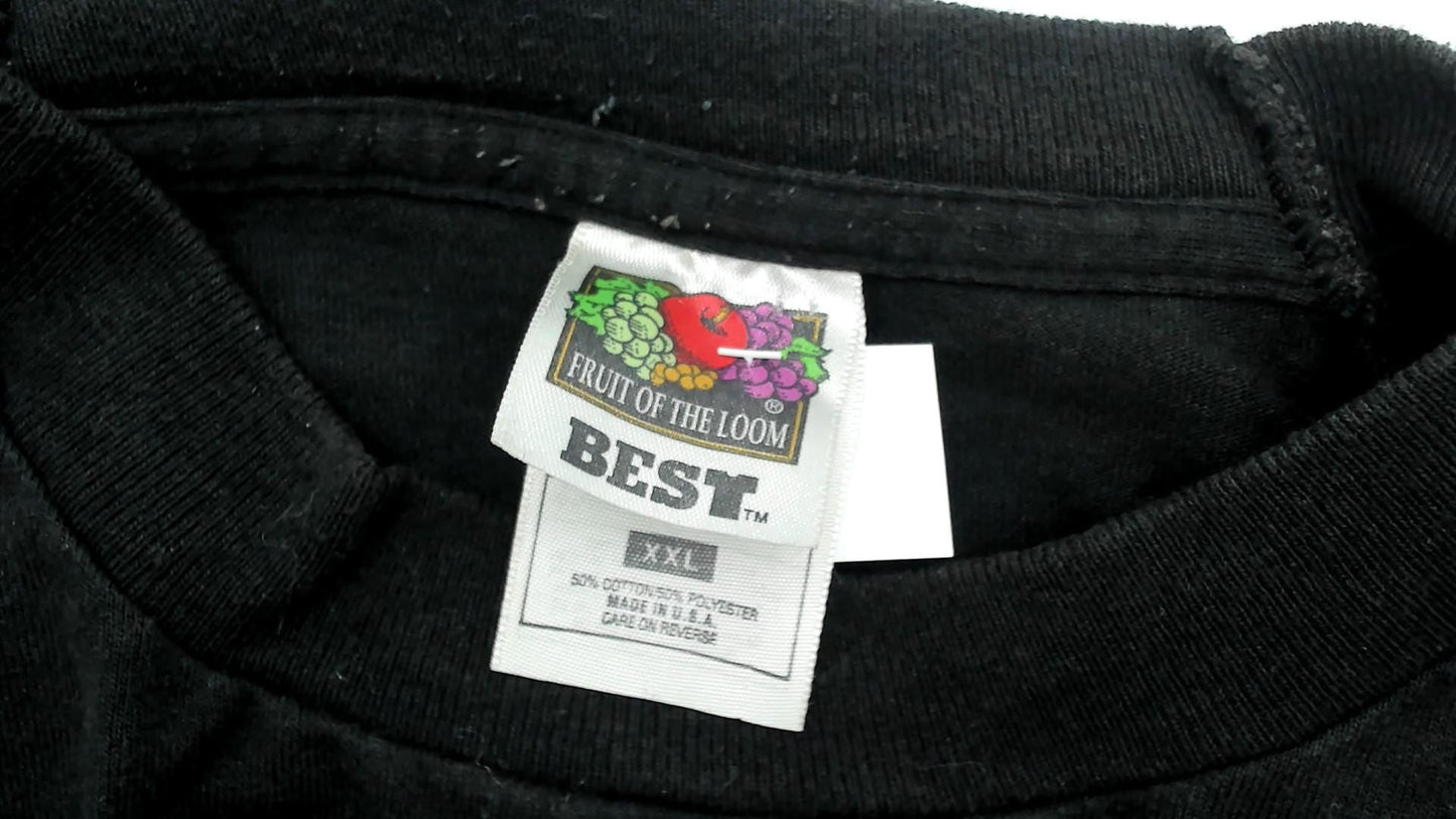 90s Sneak Fest Pig Roast Graphic T-Shirt Black Cotton Extra Extra Large XXL