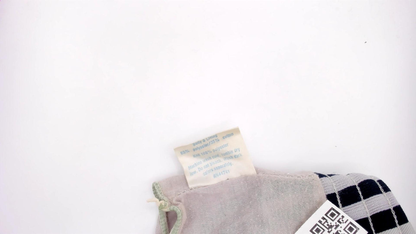 80s Oshmans Athletic Shorts Grey Navy Stripe Running Shorts Medium