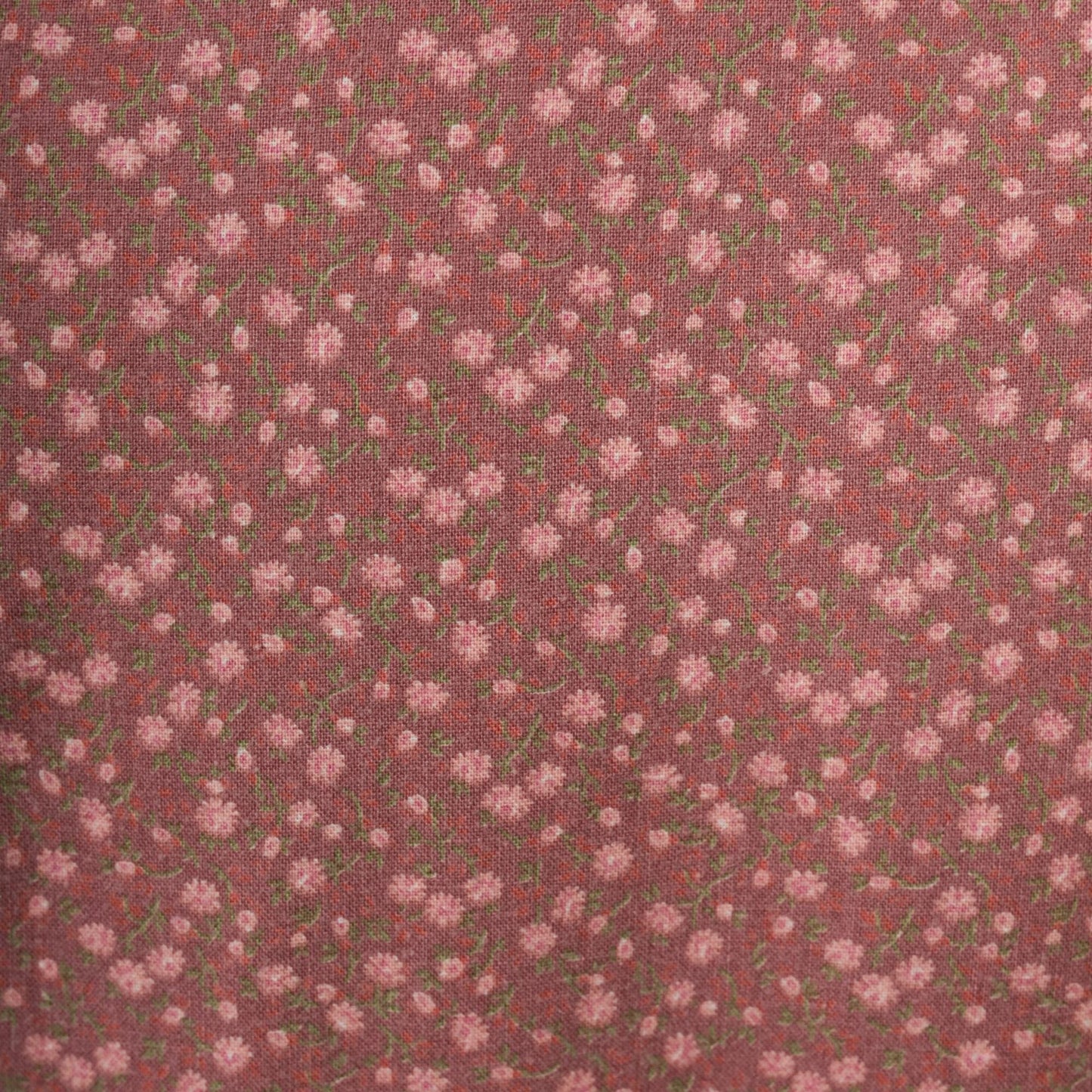 70s Prairie Dress Floral Dusty Rose Puff Sleeve Ruffle Collar Lace Trim Large L
