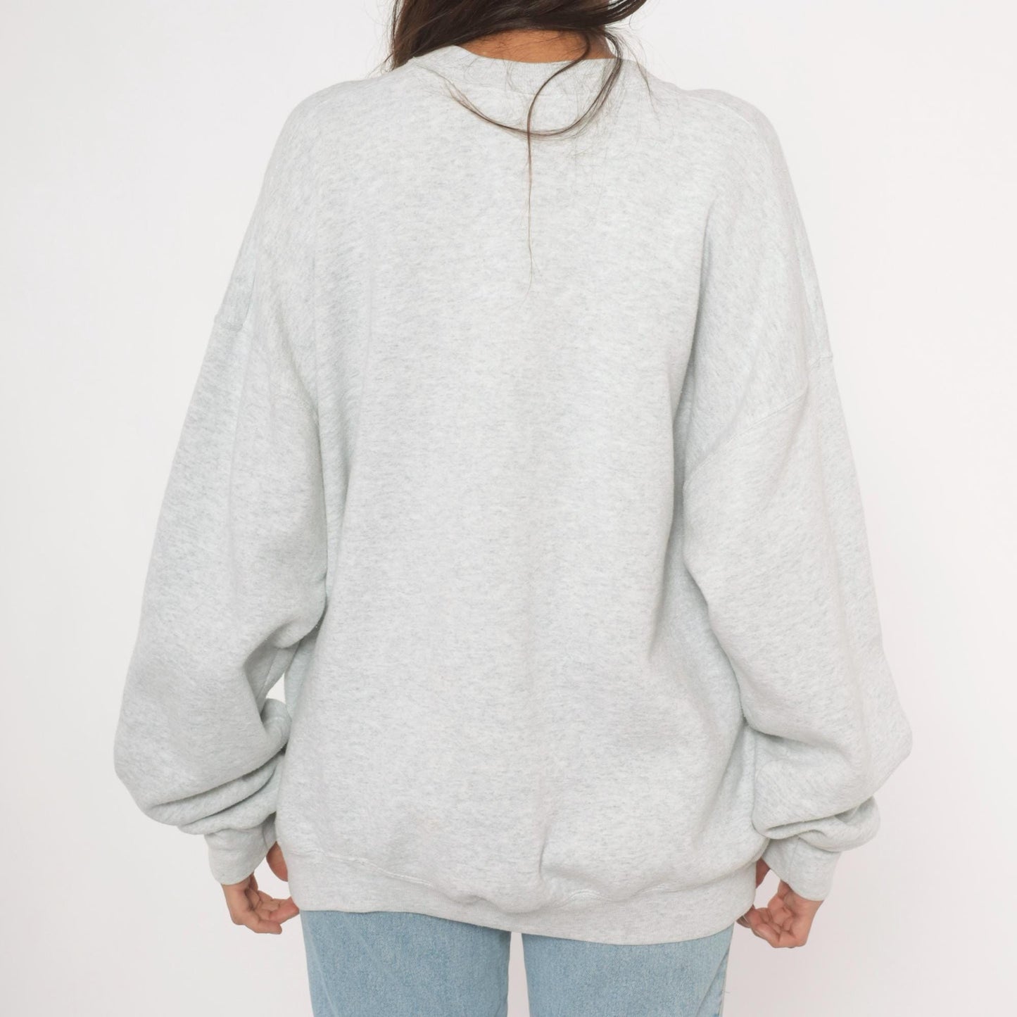 90s Fruit of the Loom Graphic Sweatshirt Grey Sarcastic Quote Crewneck Extra Large XXL