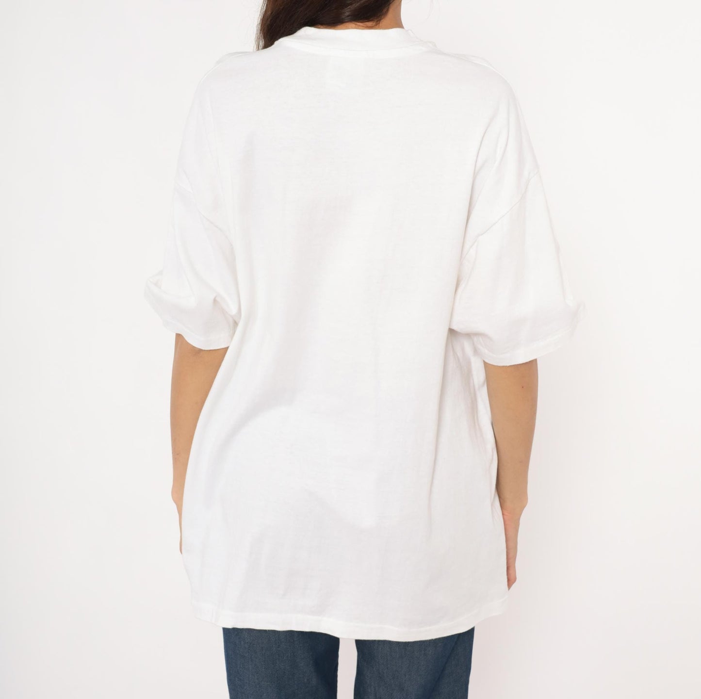 90s Lawrence Vargas Harvest Maidens Southwestern Graphic Tee White Cotton Extra Large XXL
