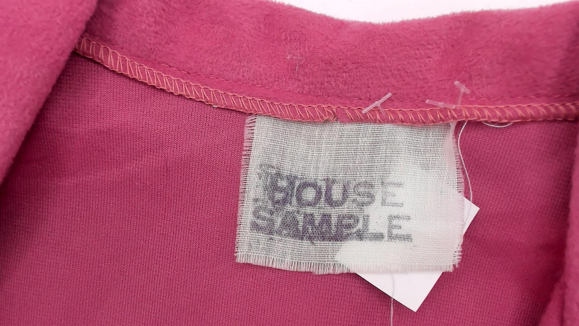 80s Mauve Puff Sleeve Blazer Pink Notched Lapel Fitted Cropped Jacket Small S