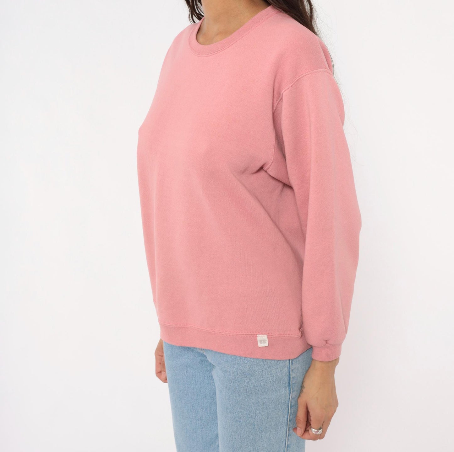 90s Russell Athletic Rose Pink Crewneck Sweatshirt Small S