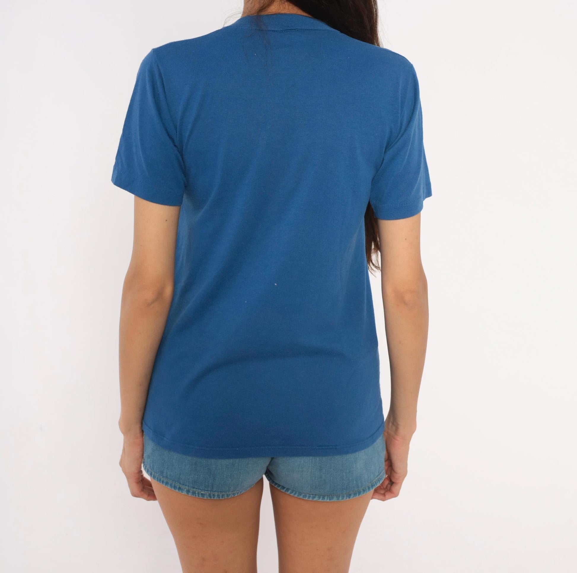 80s Scandinavian Festival Junction City Oregon Graphic Tee Blue Small