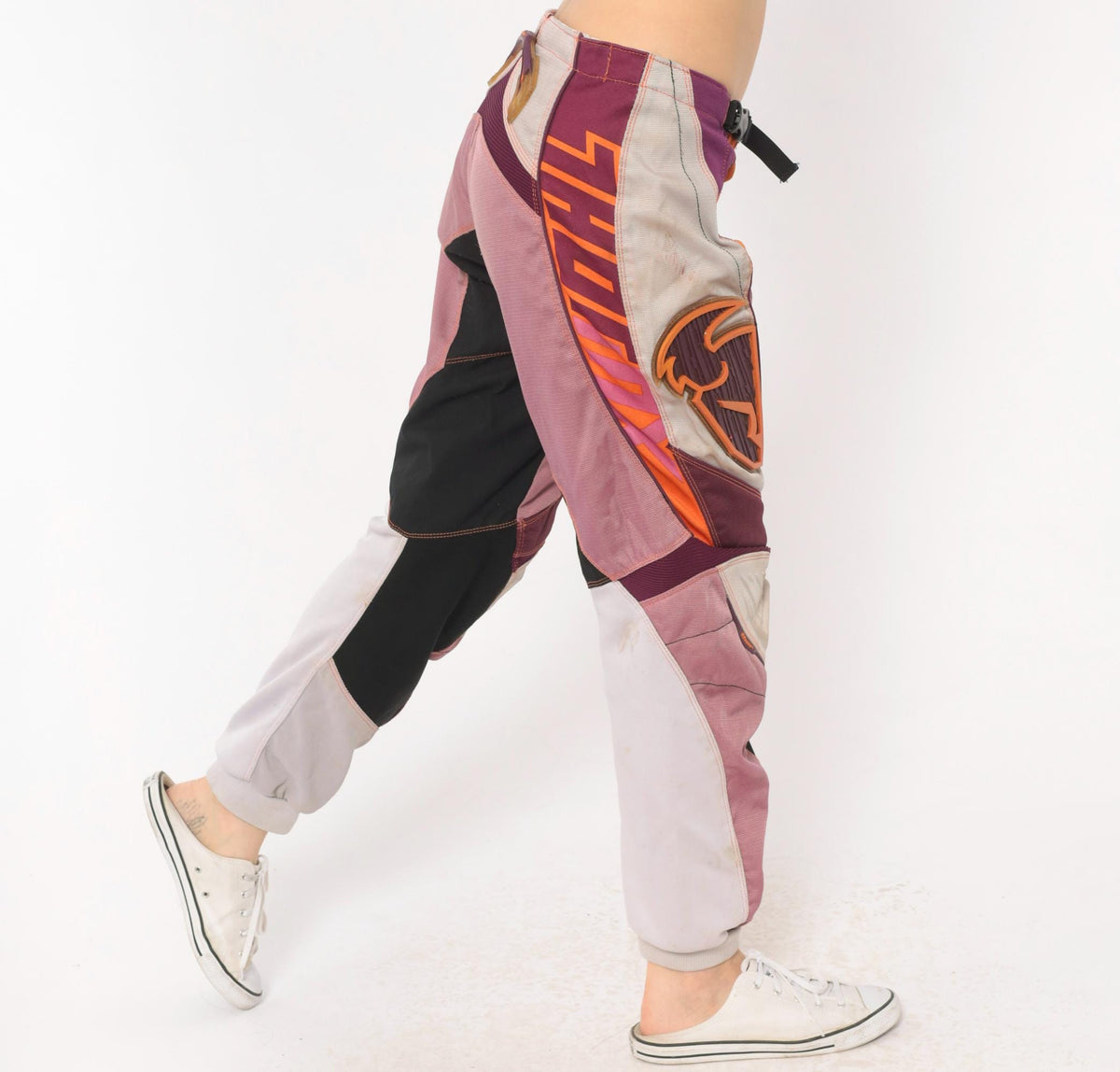 Thor Motocross Pants 2000s Purple Orange Pink Color Block Racing Moto Small