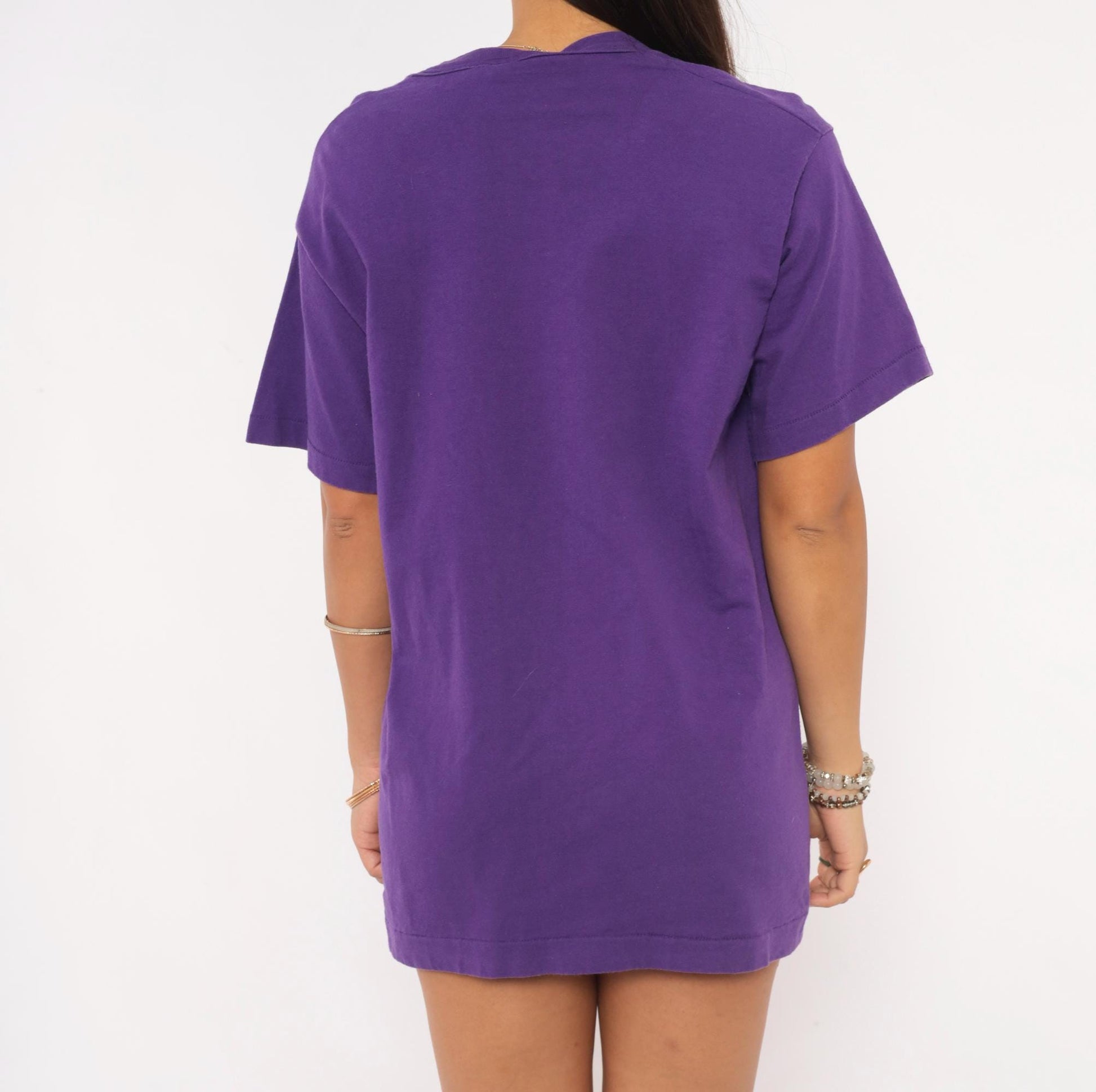 90s Colorado Aspen Trees Graphic Tee Fruit Of The Loom Purple Cotton Medium