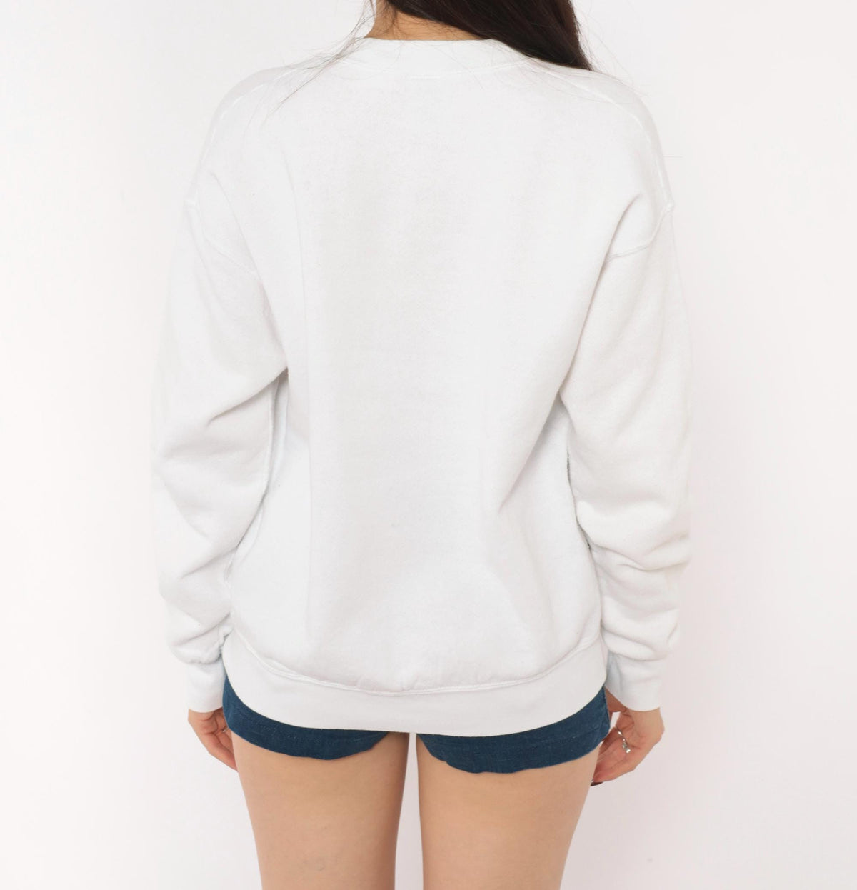 90s Great Smoky Mountains Fruit Of The Loom Crewneck Sweatshirt White Medium M