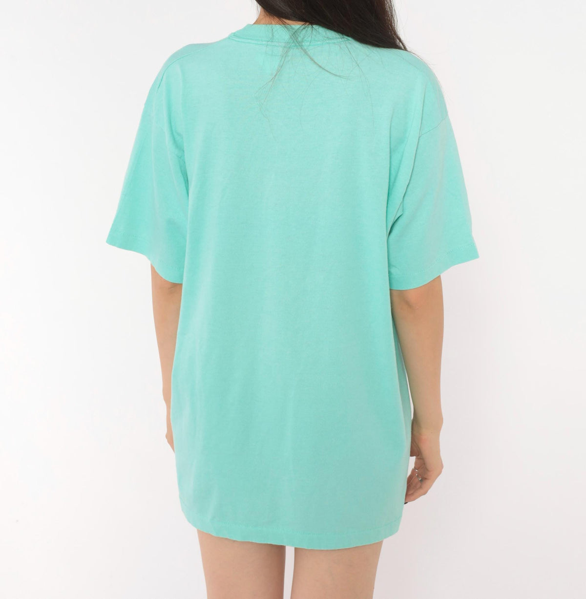 90s Screen Stars Desert Cactus Graphic Tee Seafoam Green Southwestern Extra Large XL