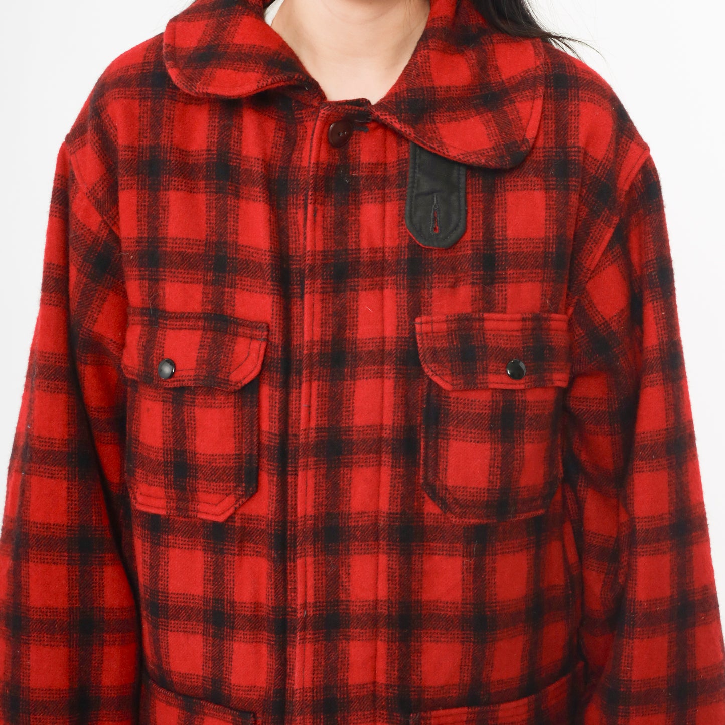Vintage Woolrich Plaid Hunting Jacket Men's 44
