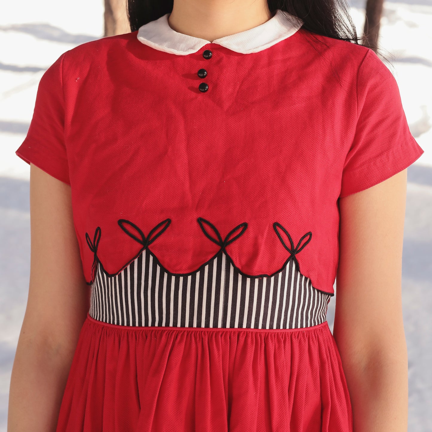 60s White Collar and Striped Red Mod Dress – Shopexile 60s White Collar and Striped Red Mod Dress – Shopexile