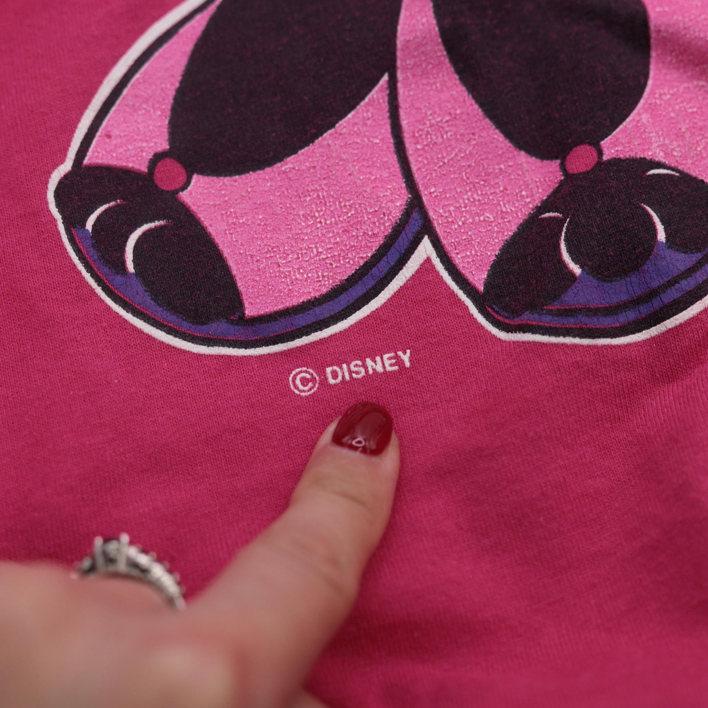 90s Minnie Mouse Florida Graphic T-Shirt Pink Cotton Extra Large