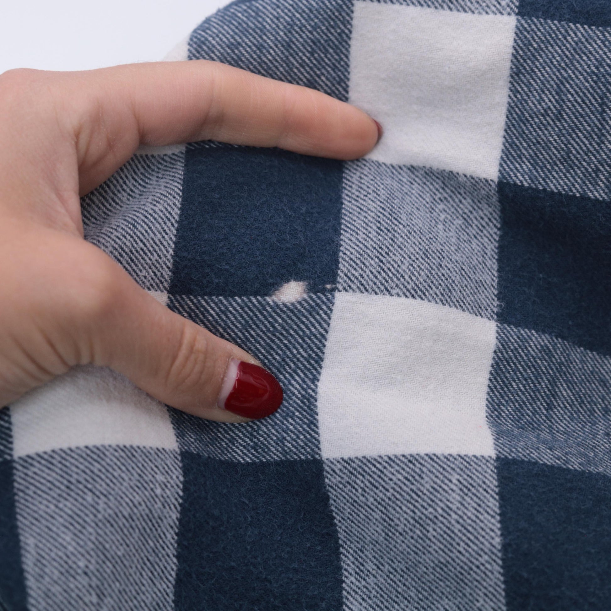 90s Levi's Buffalo Plaid Flannel Button-Up Blue White Extra Large XXL