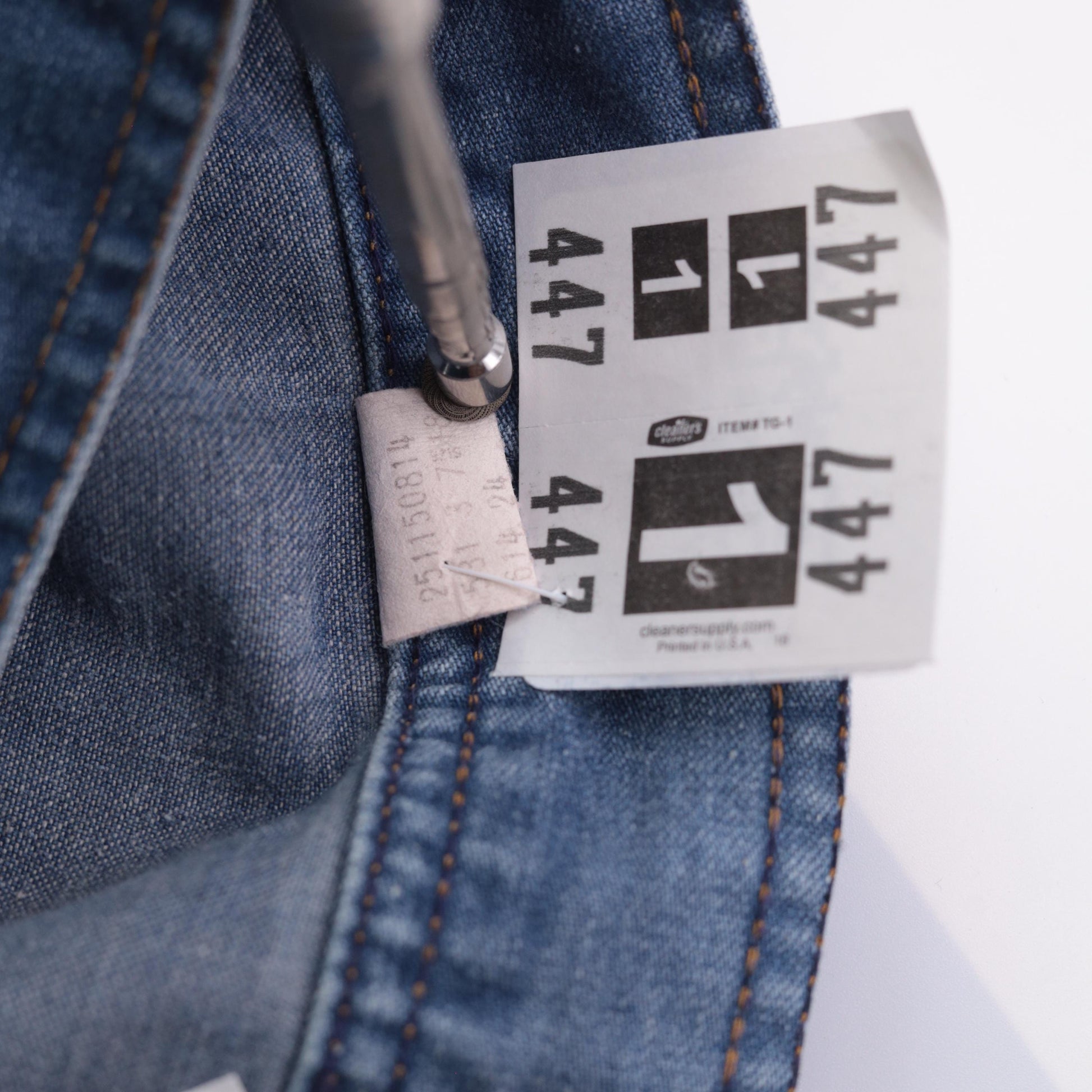 1970s Levi's Straight Leg Jeans High Waisted Blue Denim 32x33