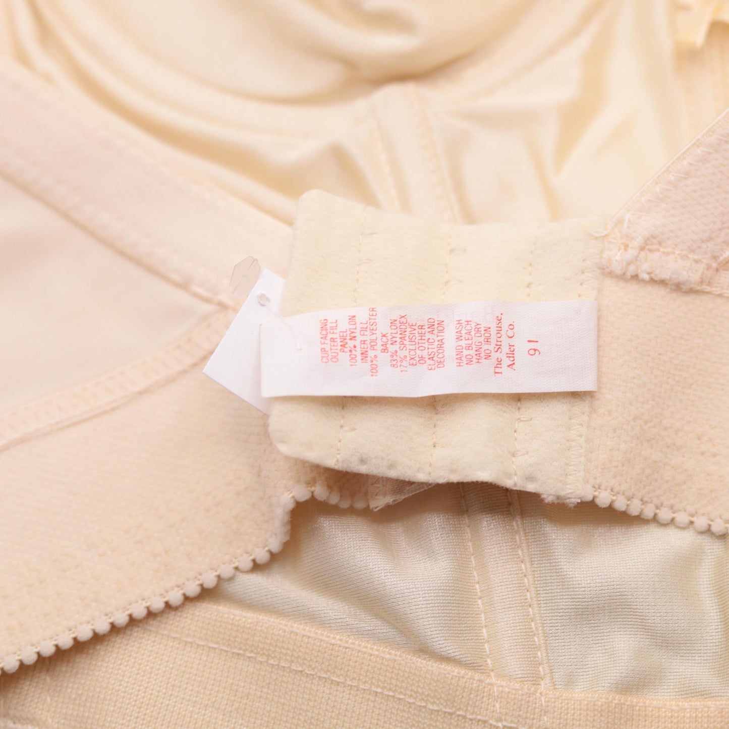 80s Backless by Smoothie Cream Bustier Corset Boned Sweetheart 36B
