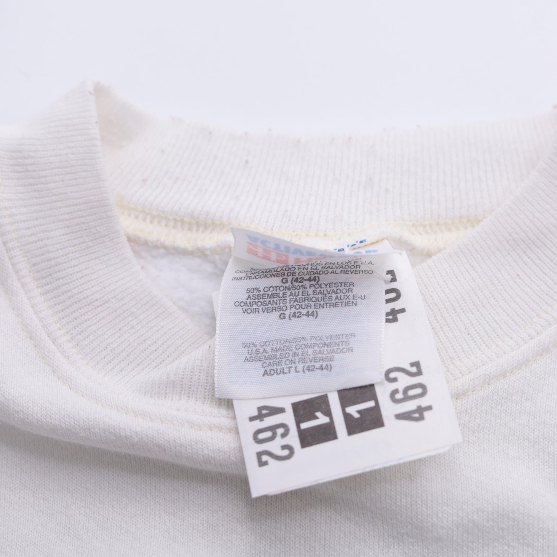 90s Inside The Outdoors Nature Graphic Sweatshirt White Crewneck Large