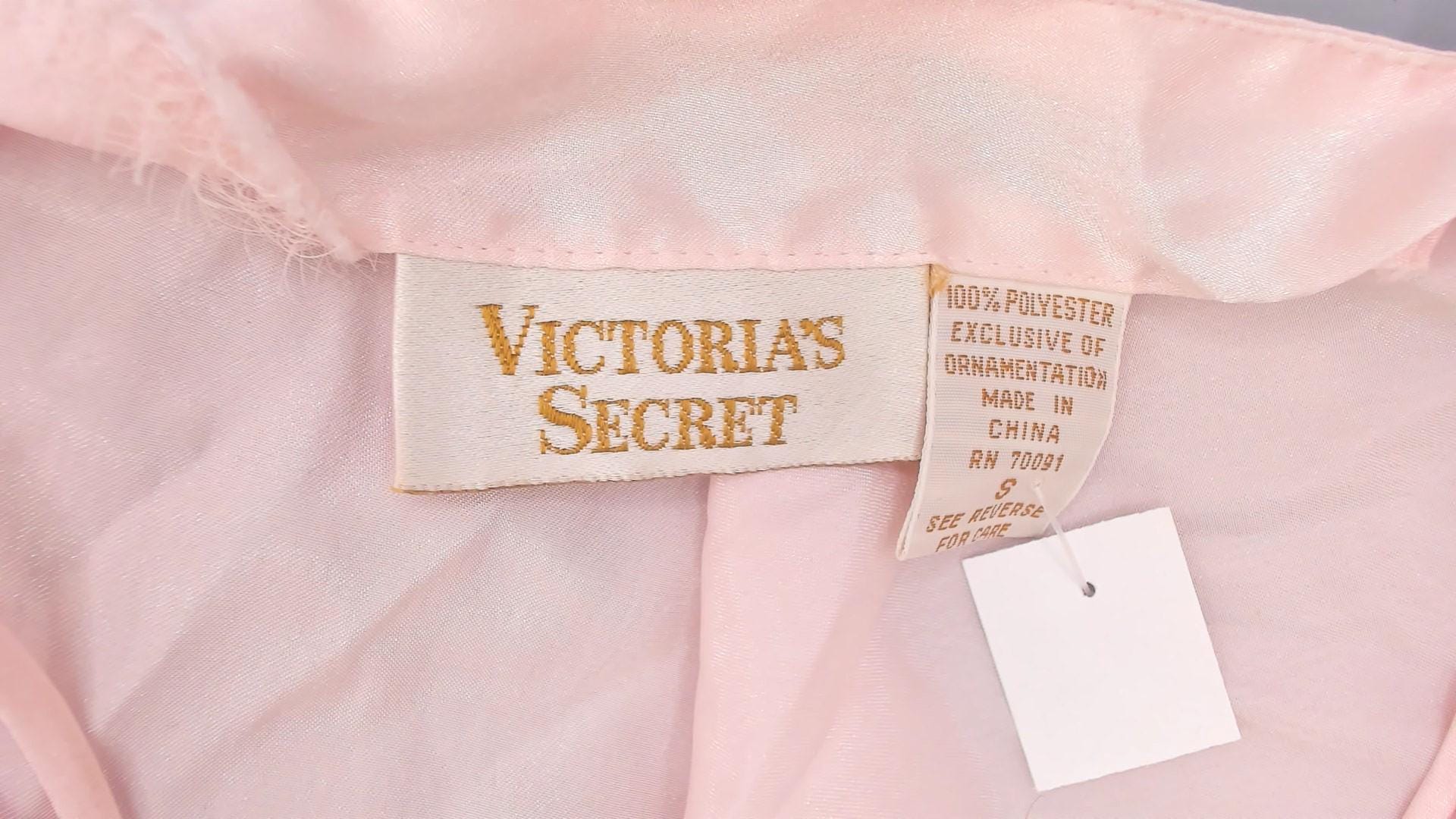 Victoria's Secret 90s Pink Lace Camisole Spaghetti Strap Tank Small