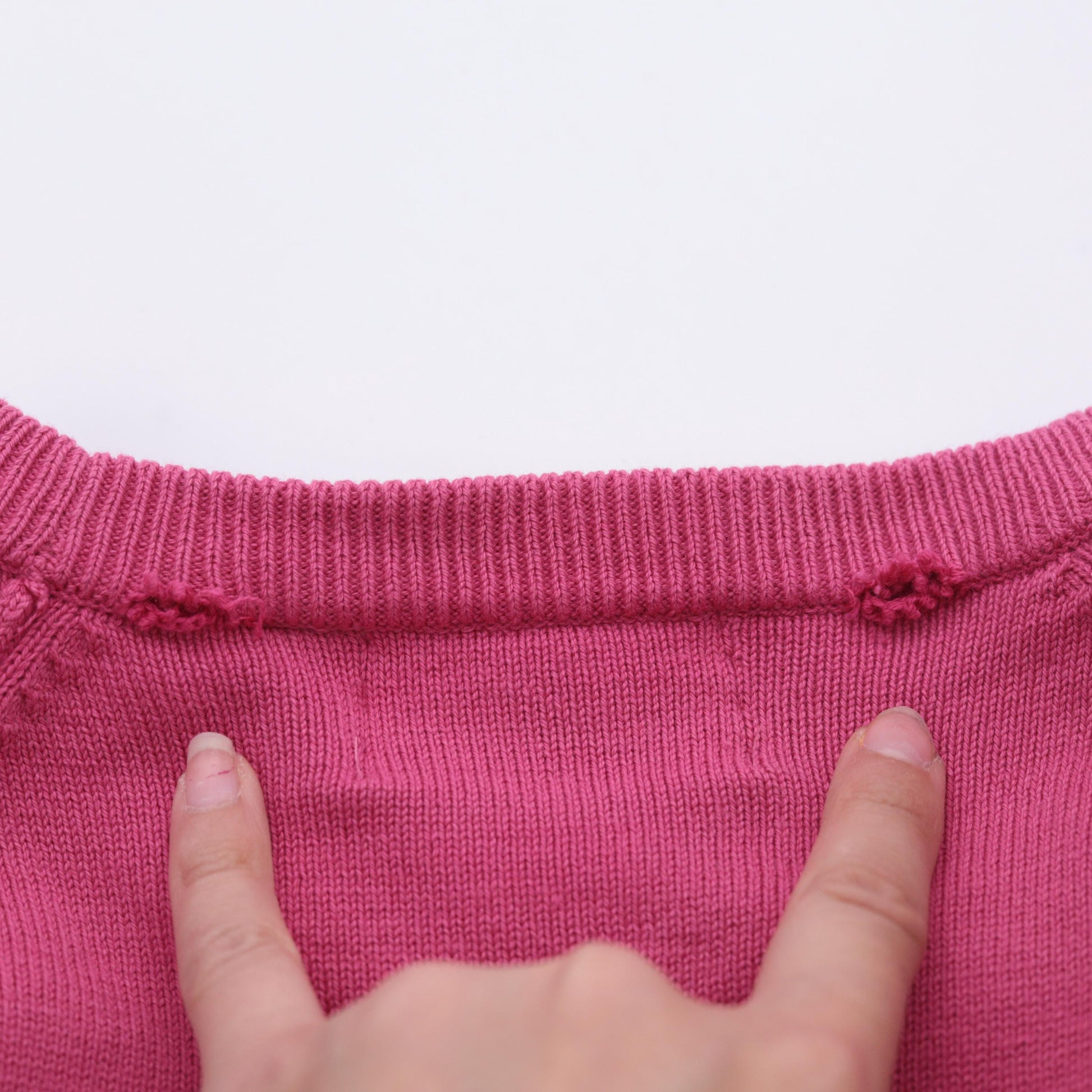 90s Pink Cotton Crewneck Sweatshirt Small S