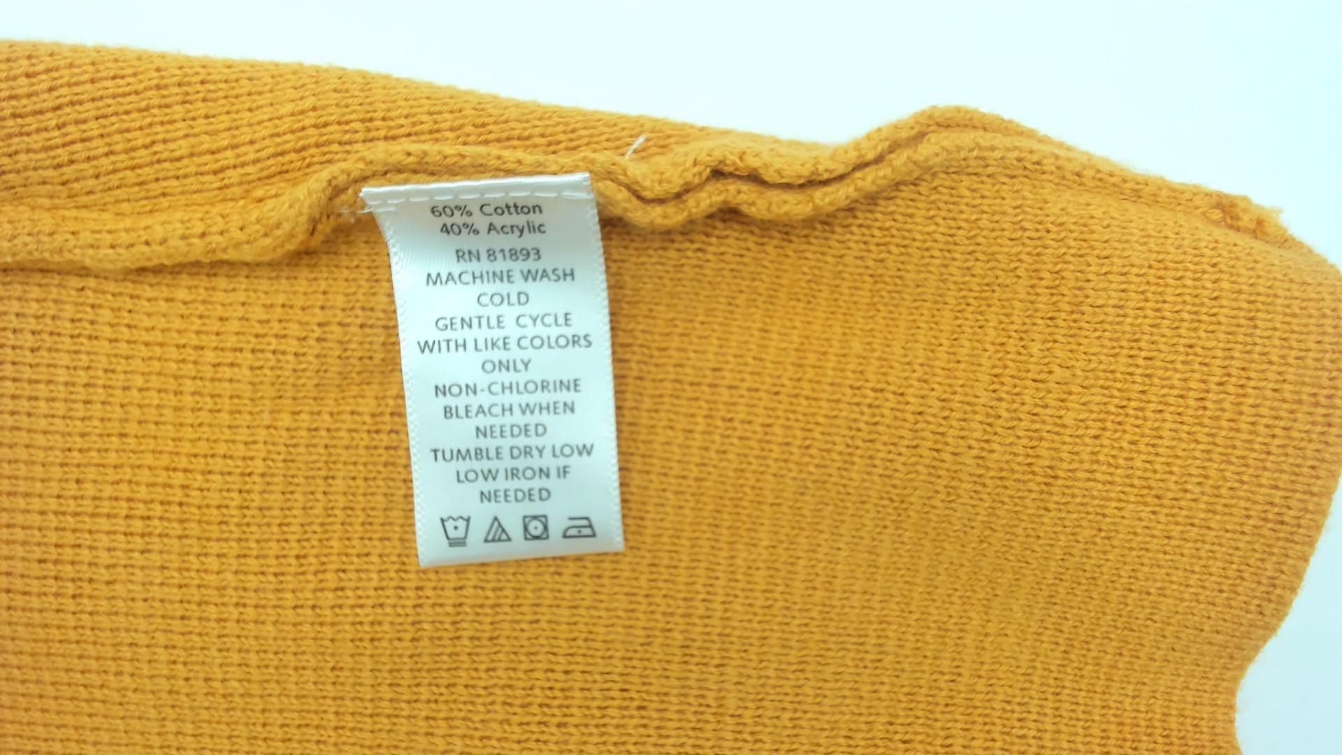 Y2K Liz Claiborne Mustard Striped Cardigan Pointed Collar Large L