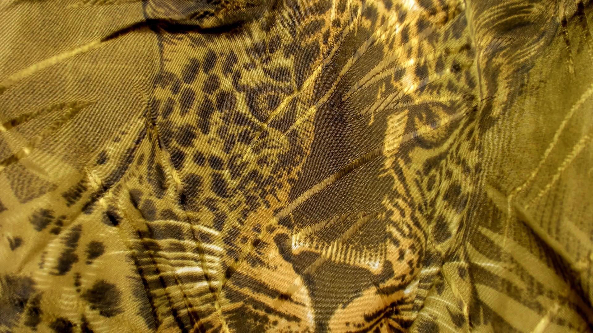 90s Leopard Print Windbreaker Jacket Jungle Safari Green Brown Tan Extra Large XL