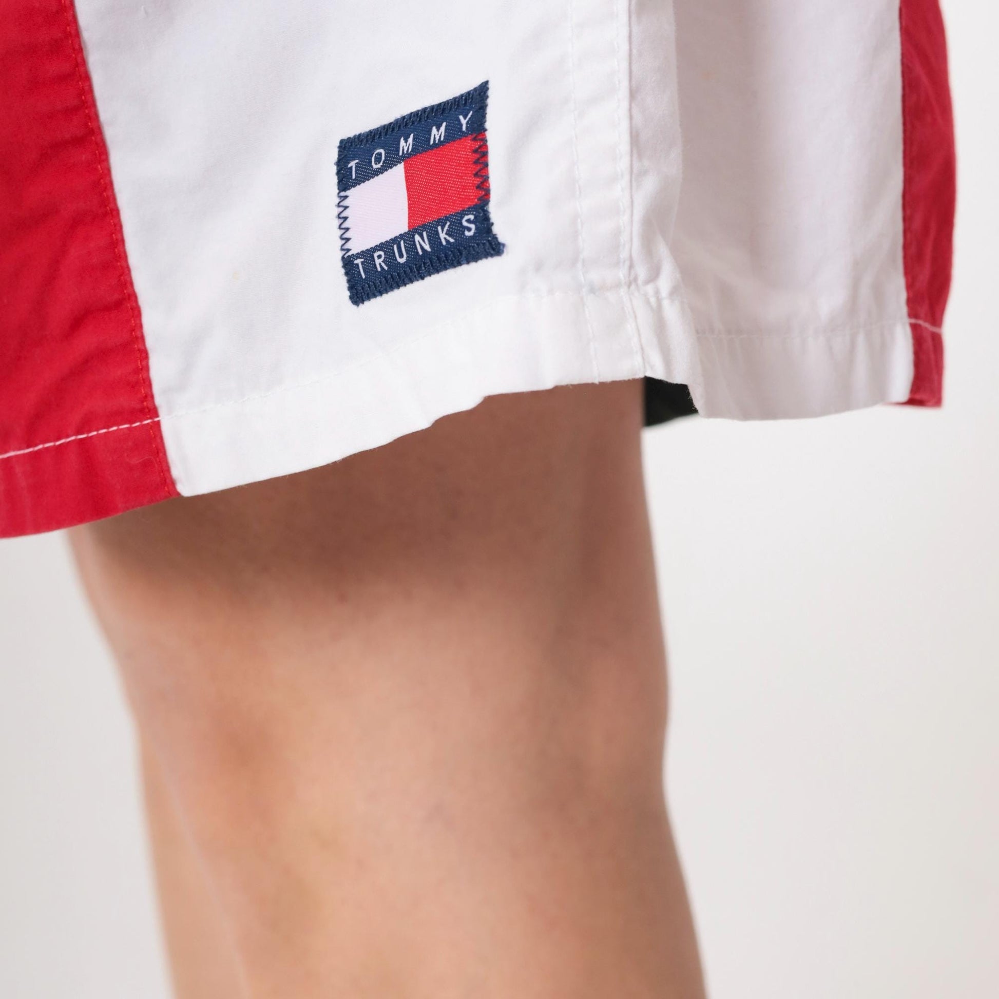 Tommy Hilfiger Y2K Colorblock Swim Shorts Navy Red Green White Extra Large XL