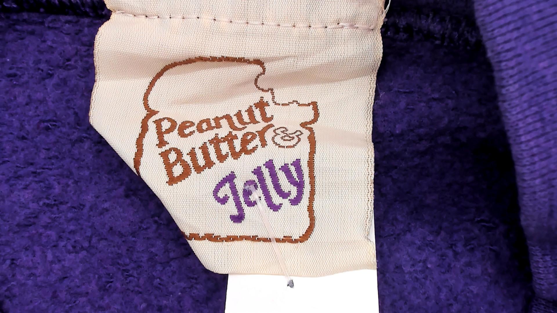 90s Peanut Butter and Jelly Purple Sweatshirt Three Wise Men Embroidered Large L
