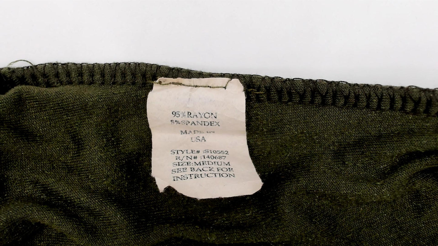 Y2K Charlotte Russe Olive Velvet Bodysuit Lace-Up Racerback Medium