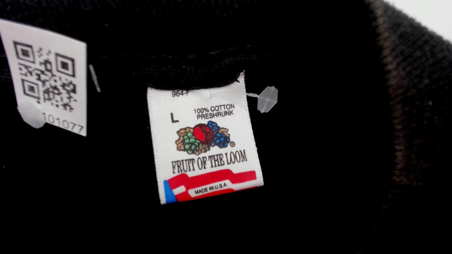 90s Ruidoso New Mexico Southwestern Coyote Graphic Tee Black Cotton Large L