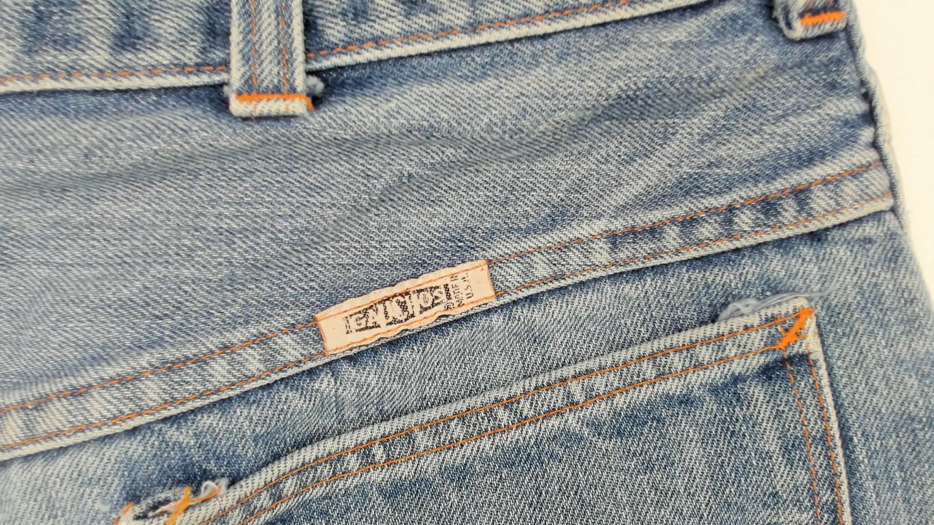 80s Gauchos Light Wash Wide Leg Jeans High Rise Cropped Denim Medium