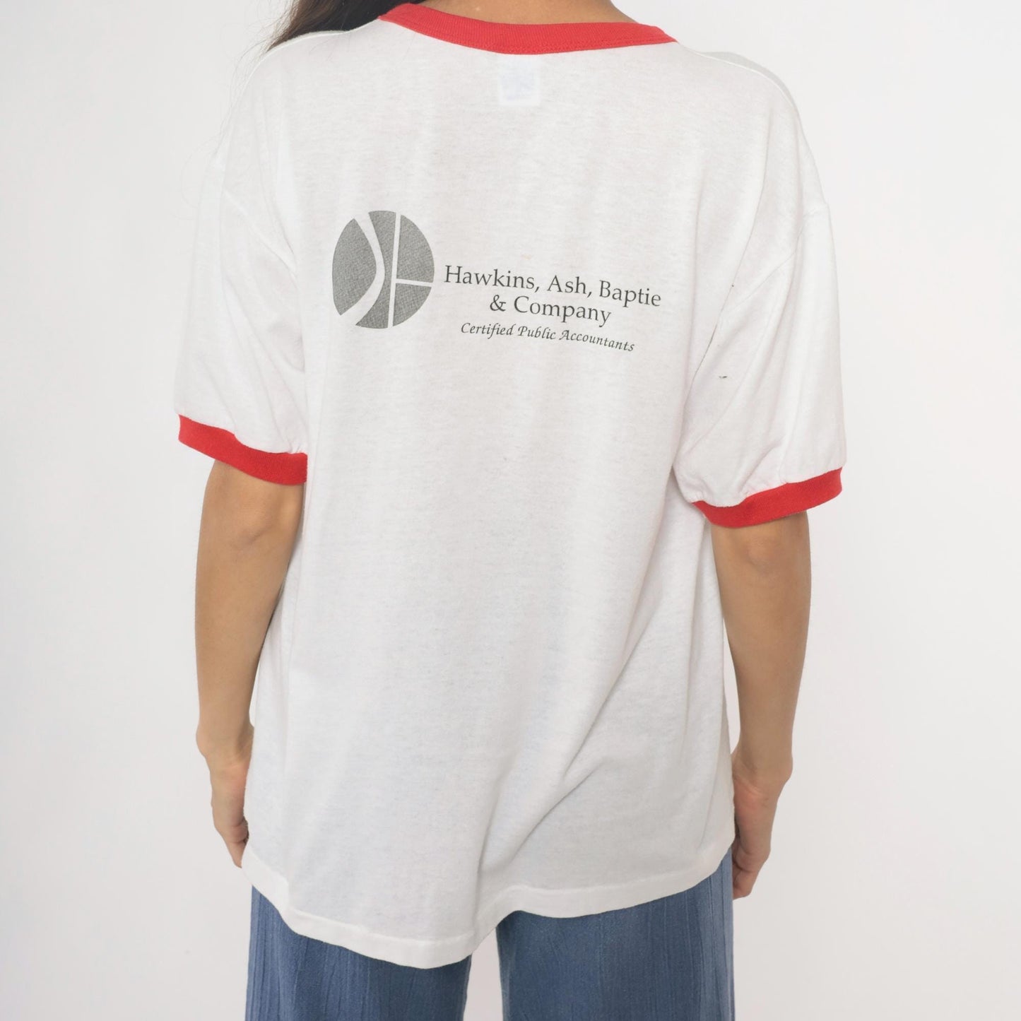 90s Russell Athletic Wisconsin Dairyfest Ringer Tee Red Trim Large L