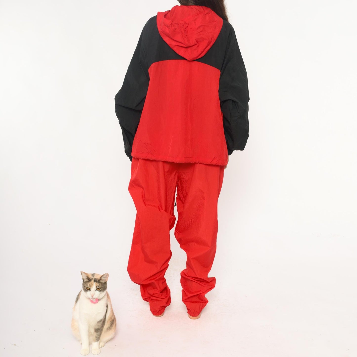 90s Marlboro Adventure Team Tracksuit Red Black Yellow Nylon Jacket Pants Extra Large XXL