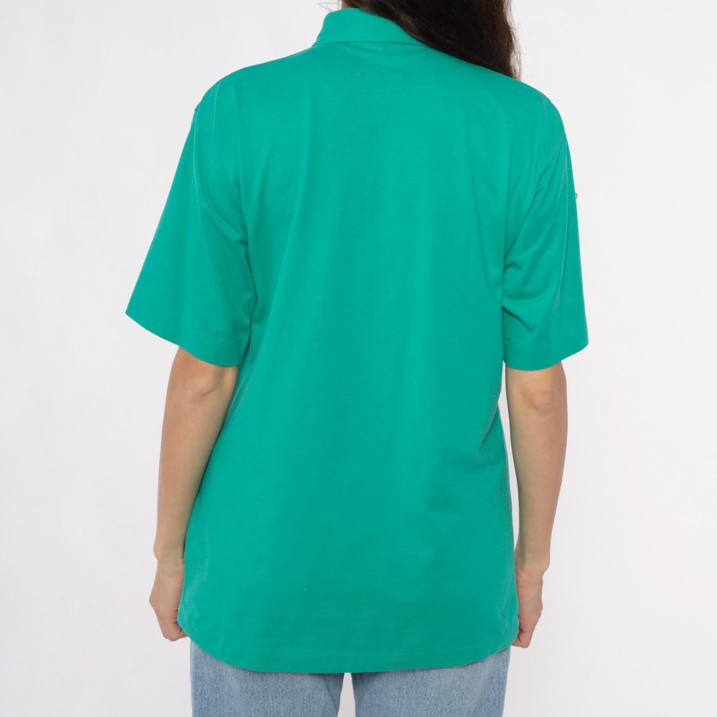 90s Sporting Choice British Open St. Andrews Golf Polo Teal Medium M