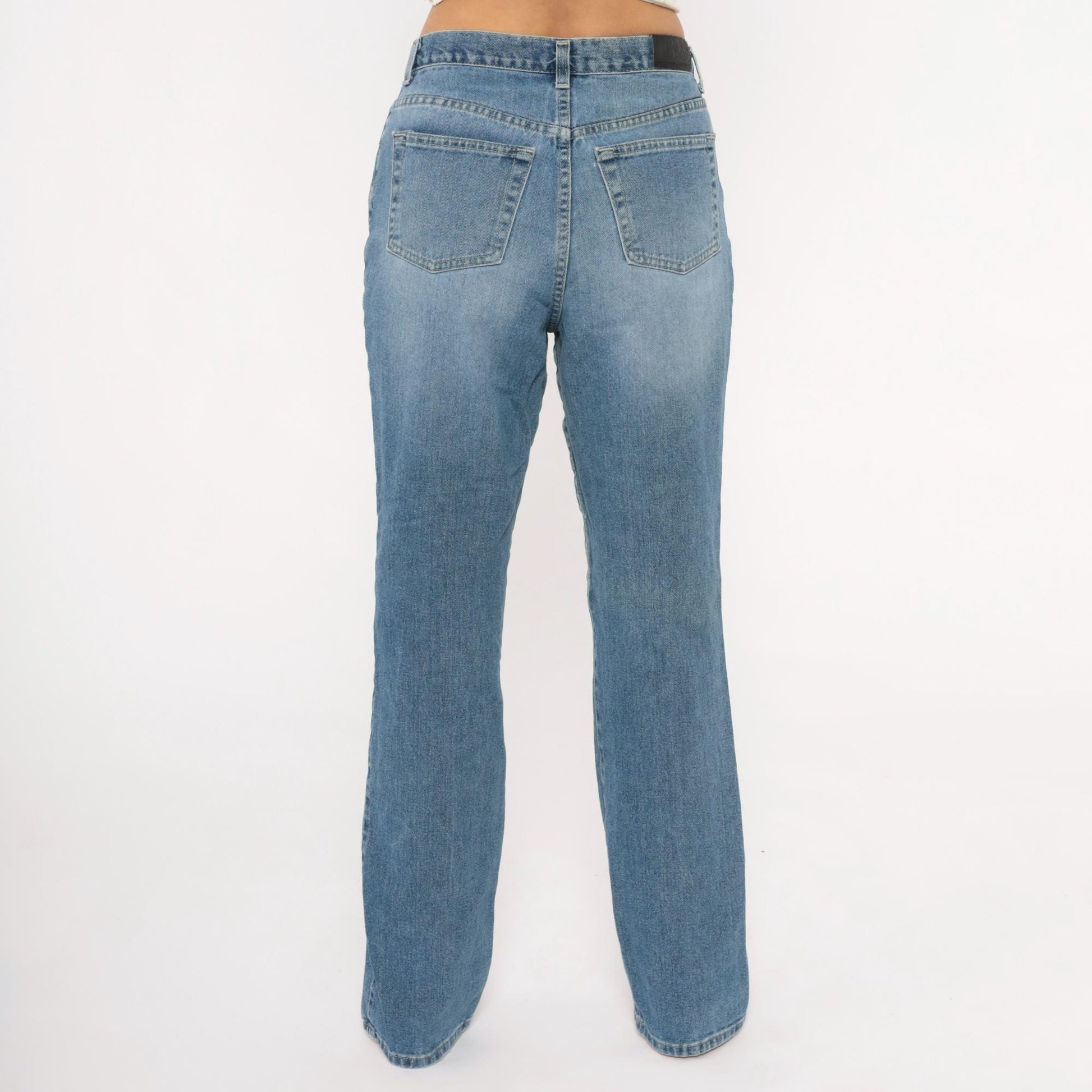 Y2K New York Jeans Bootcut High Rise Medium Wash Denim Large L