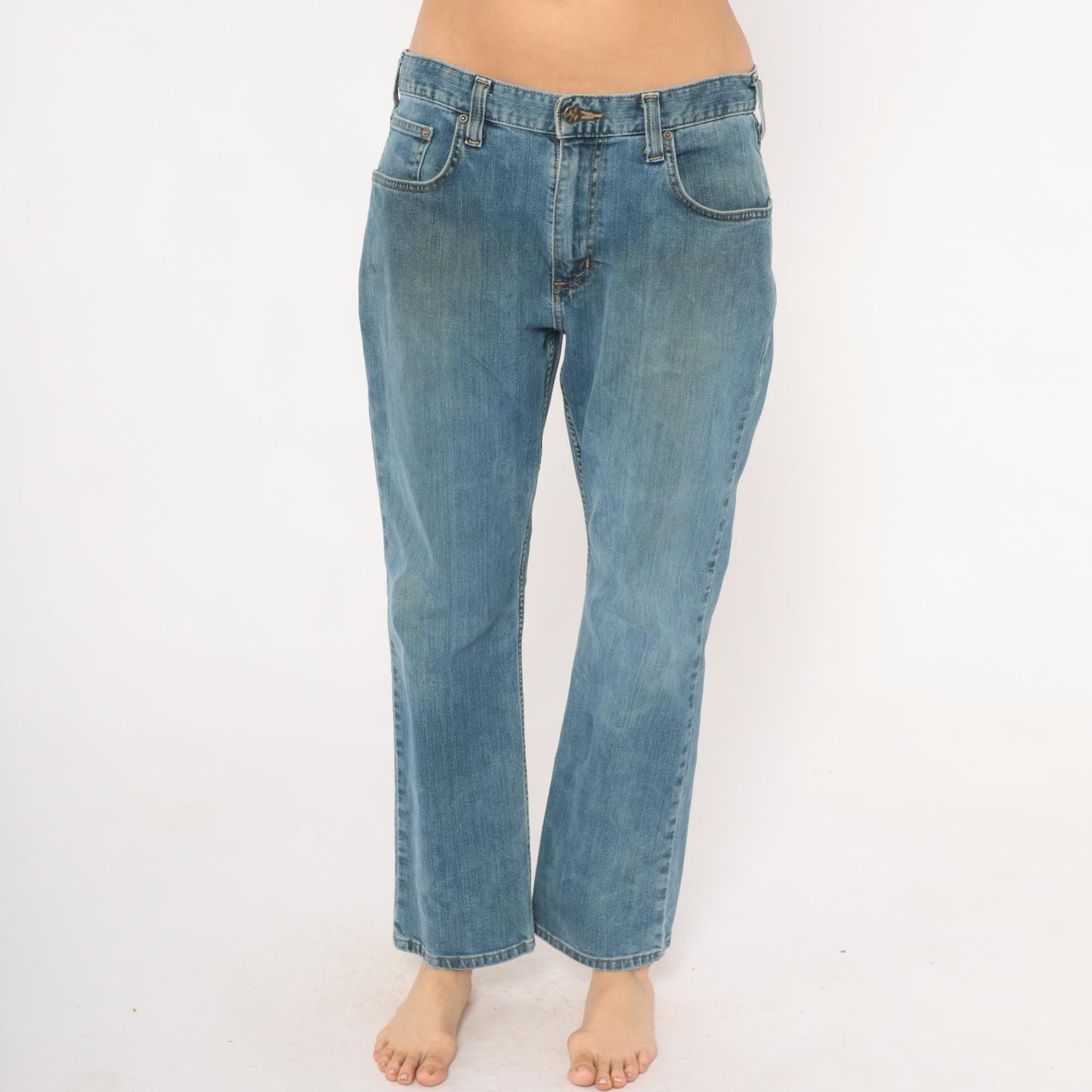 Carhartt Jeans 2000s Light Wash Straight Leg Five Pocket Denim 34 x 28