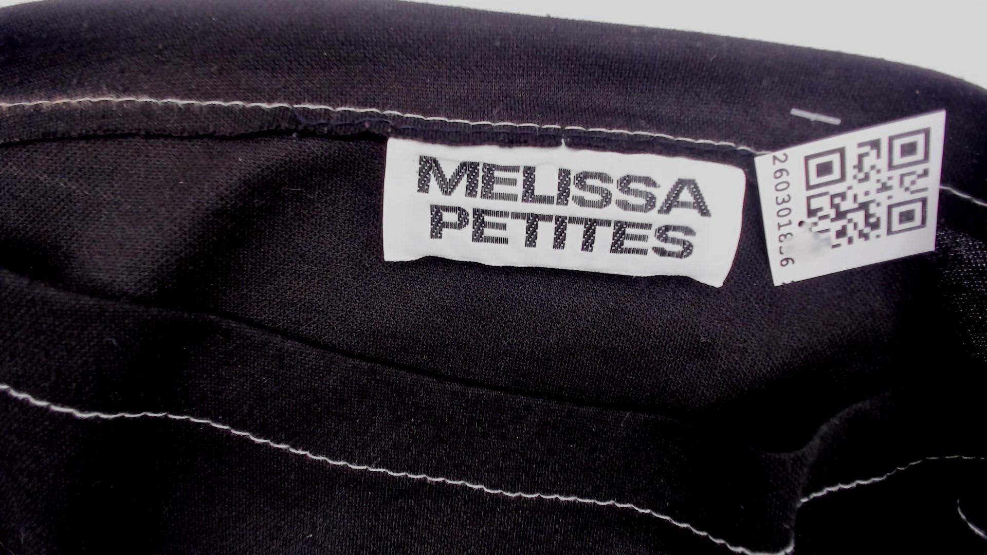 80s Melissa Petites Pinstripe Linen Knee-Length Skirt Cream Small S