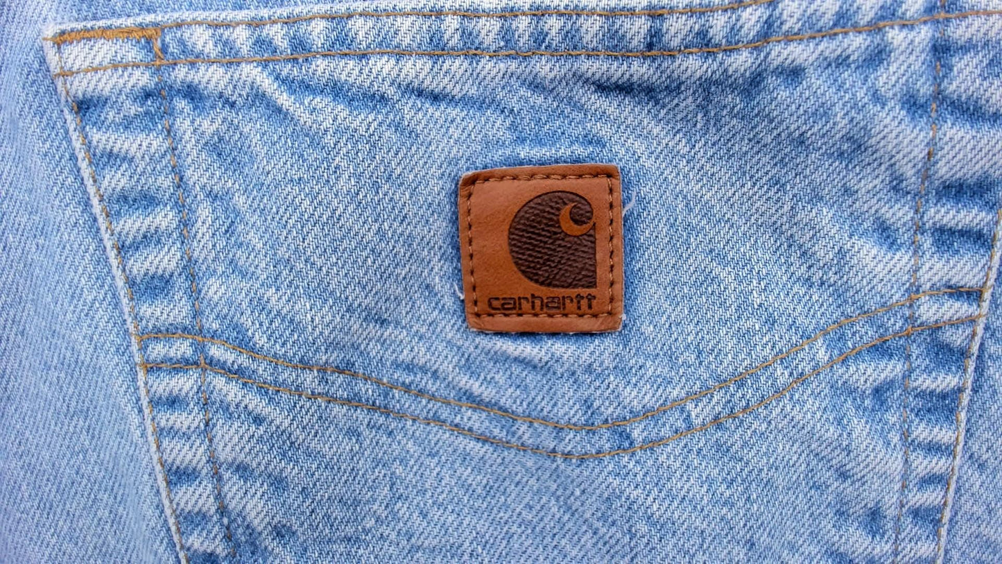 Carhartt Light Wash Straight Leg Jeans 2000s Relaxed Fit Denim 40 x 30