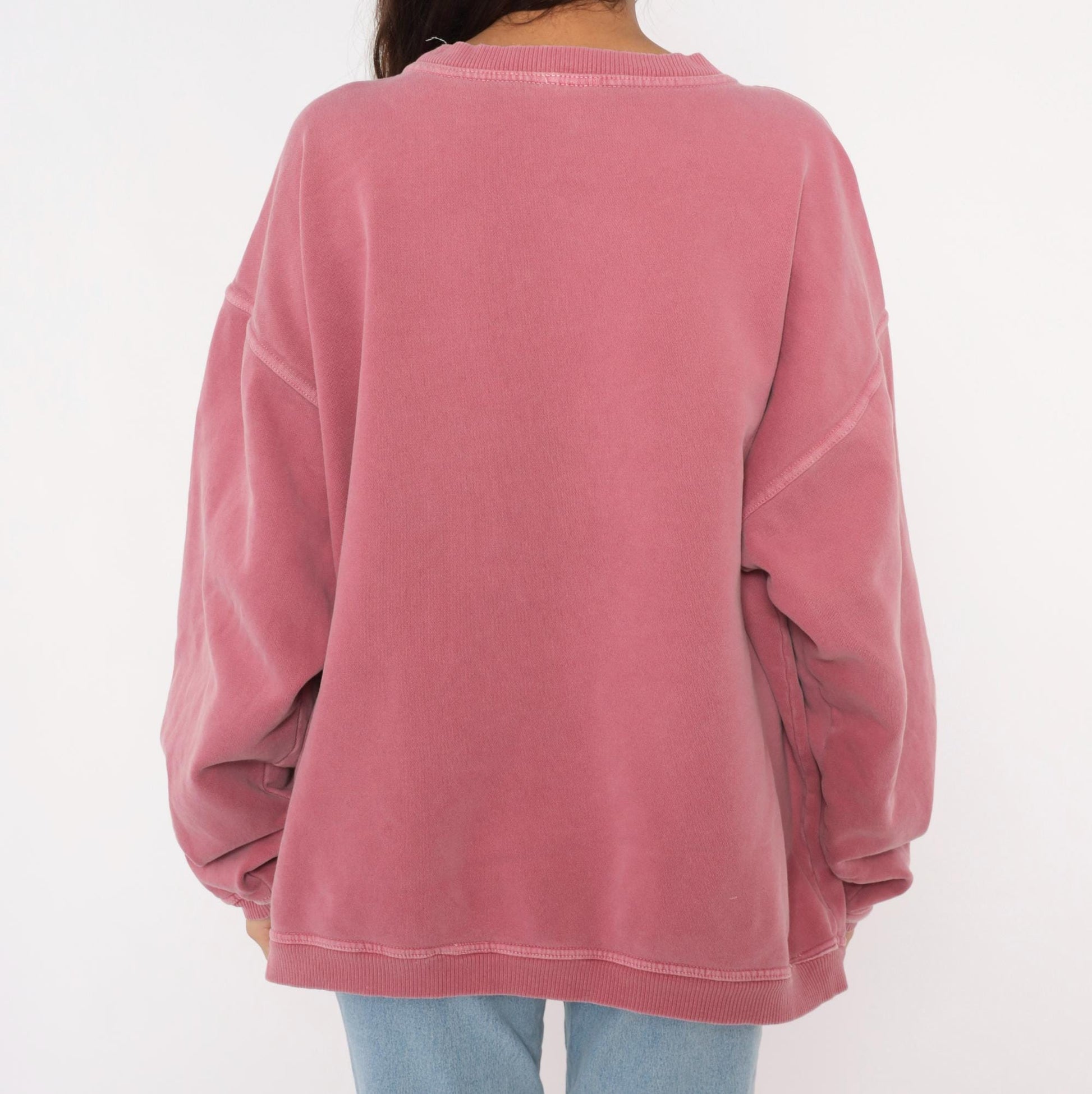 90s HSC Altoona Dusty Rose Crewneck Sweatshirt Pigment Dyed Extra Large XL