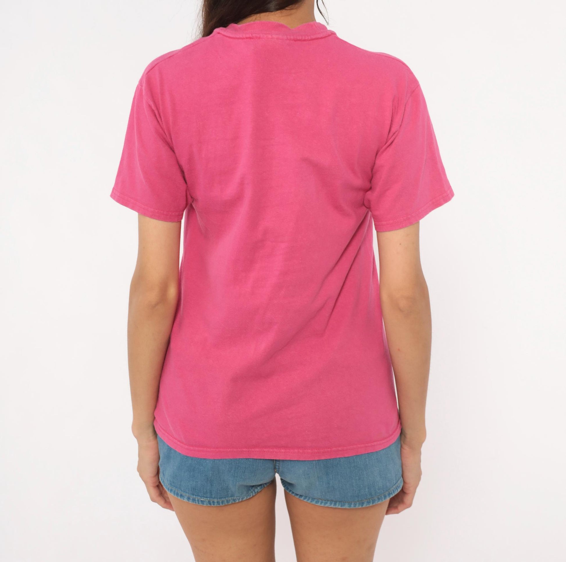 90s Minnie Mouse Disney Store Graphic Tee Pink Cotton Extra Small XS