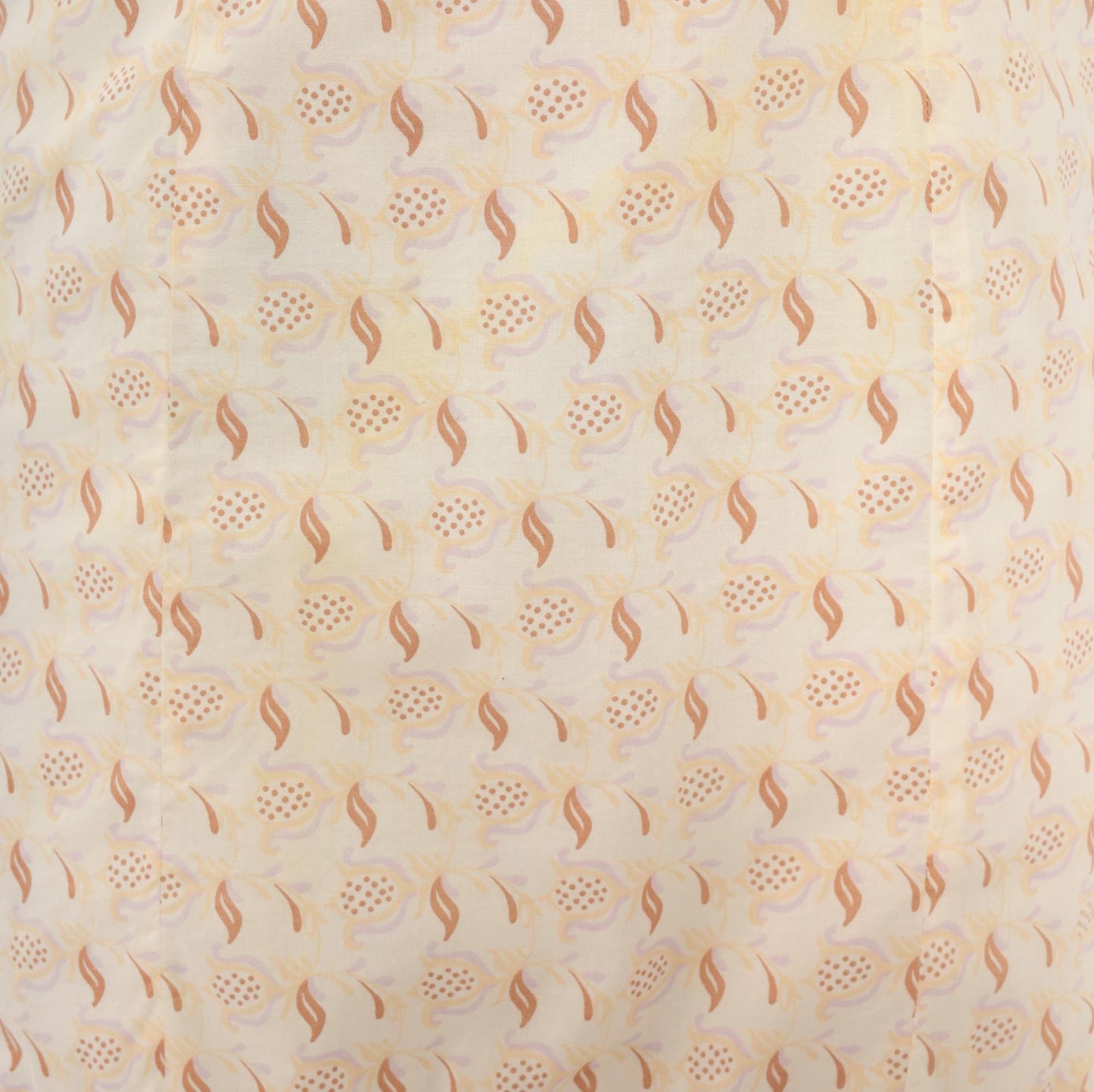 Y2K Floral Sundress Cream Tan Ribbon Bow Lace Trim Cotton Extra Small XS
